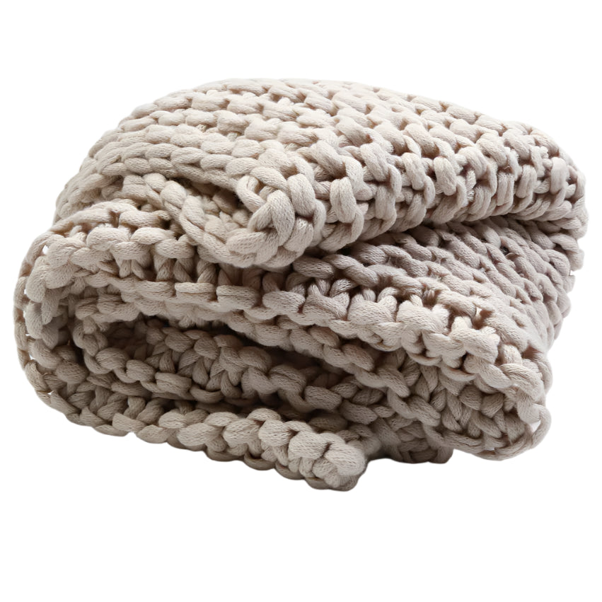 Finn Throw by Pom Pom at Home, Taupe - Pure Salt Shoppe