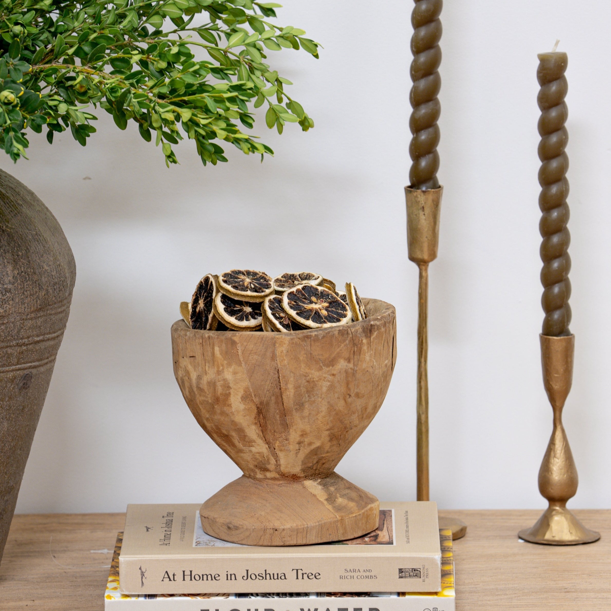 Florence Hand Foraged Metal Taper Candle Holder- Pure Salt Shoppe