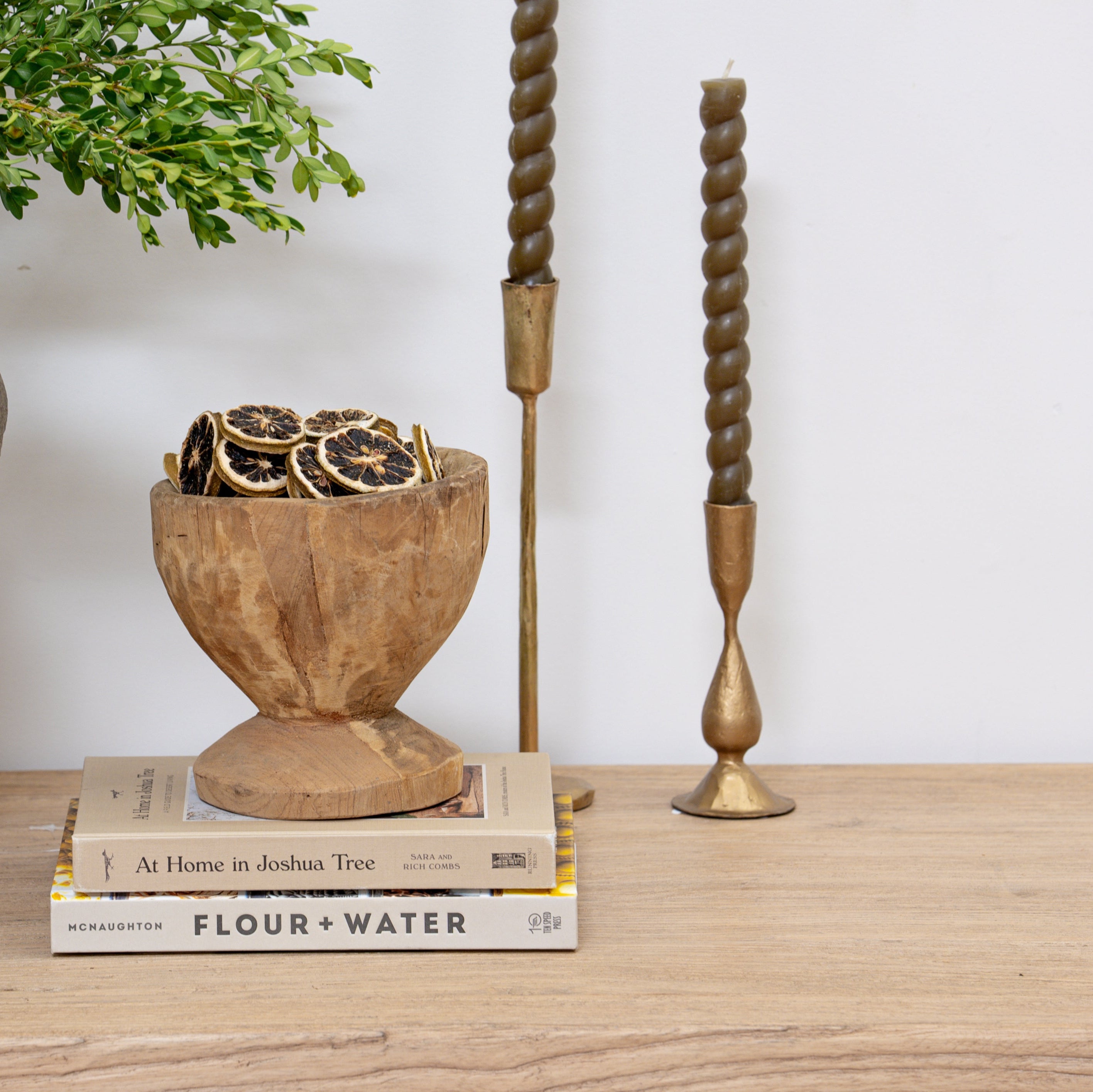 Haze Hand Foraged Metal Taper Candle Holder - Pure Salt Shoppe