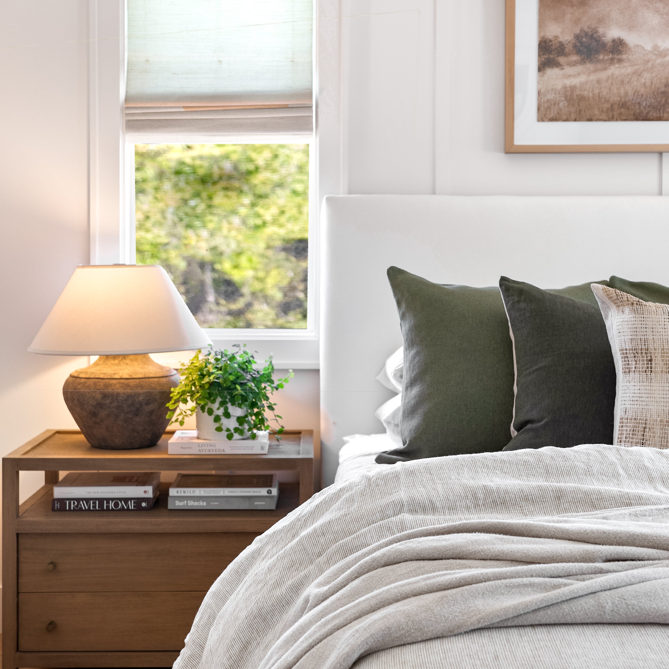 Forks Pillow - Pure Salt