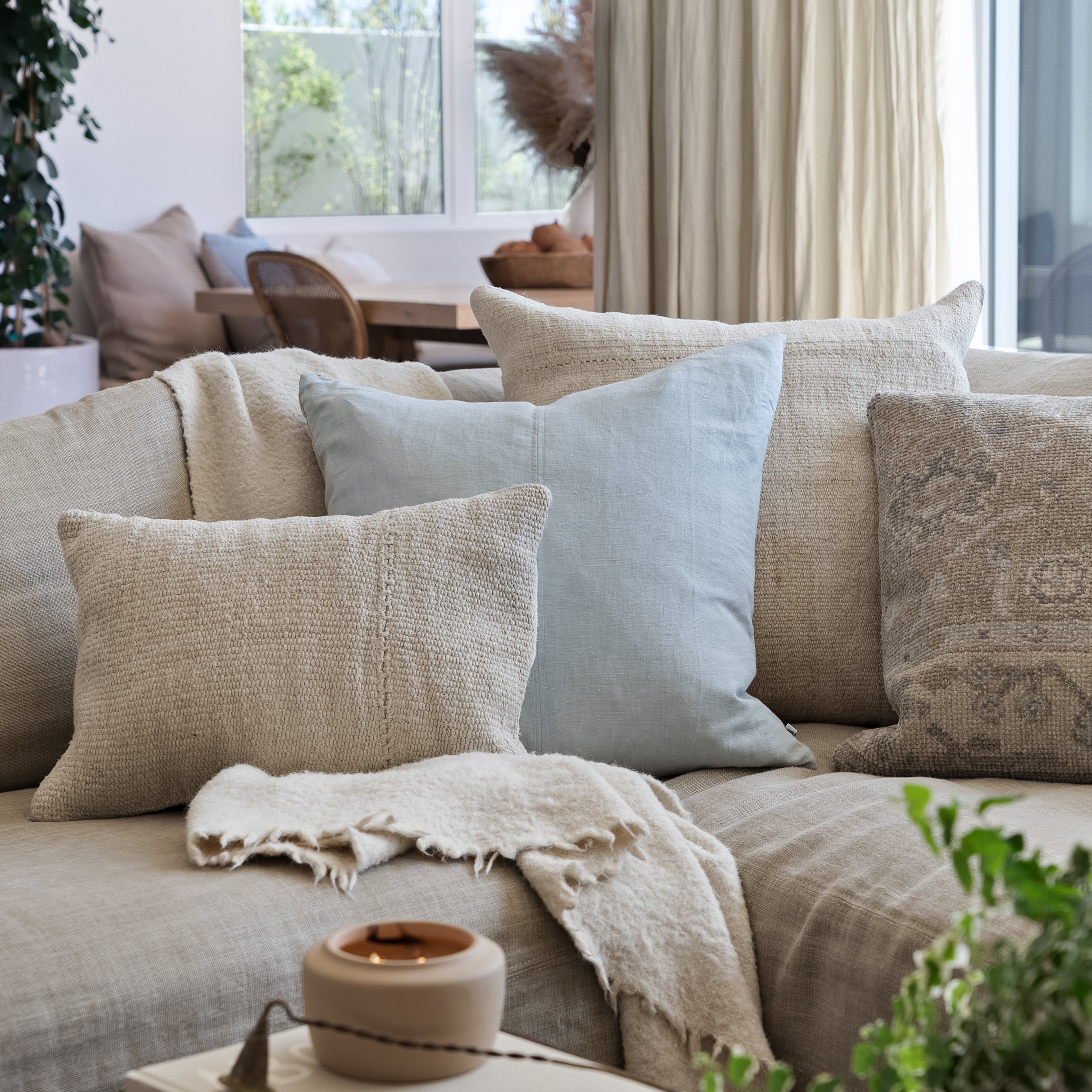 Monterey Pillow - Pure Salt