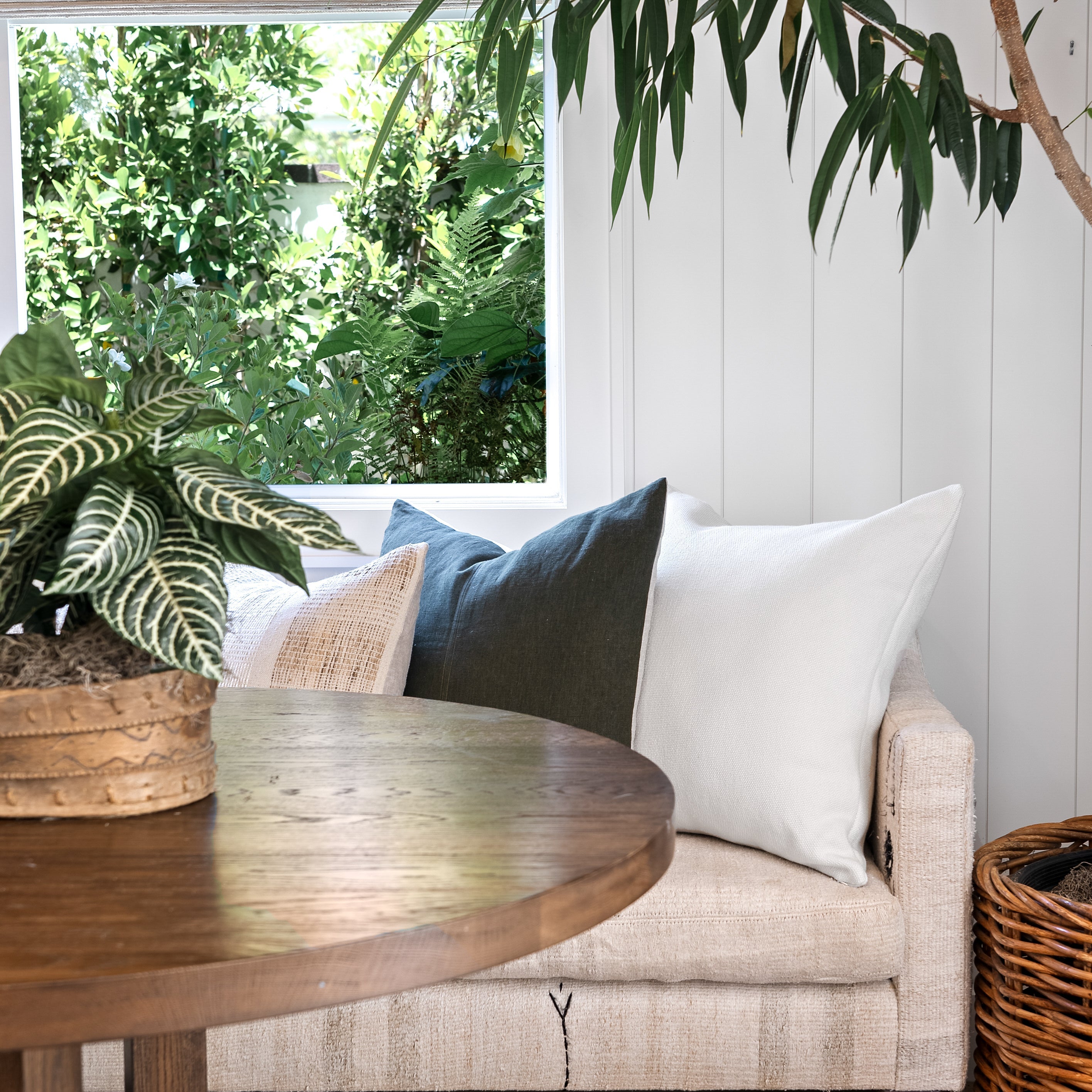 Vail Pillow - Pure Salt