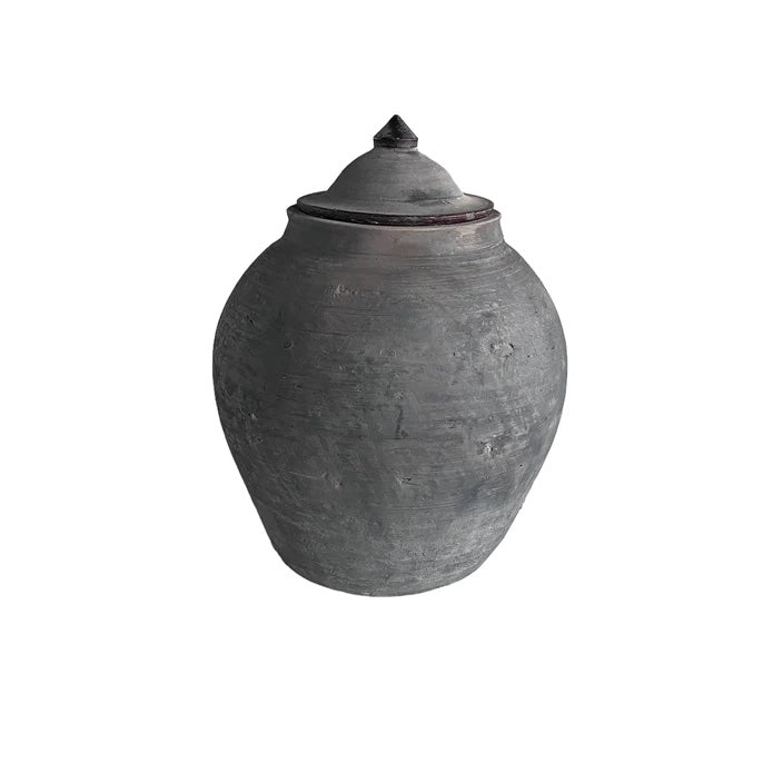 Cyprus Lidded Village Jar - Pure Salt Shoppe