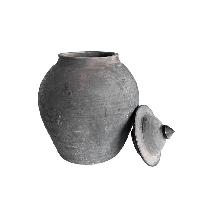Cyprus Lidded Village Jar - Pure Salt Shoppe