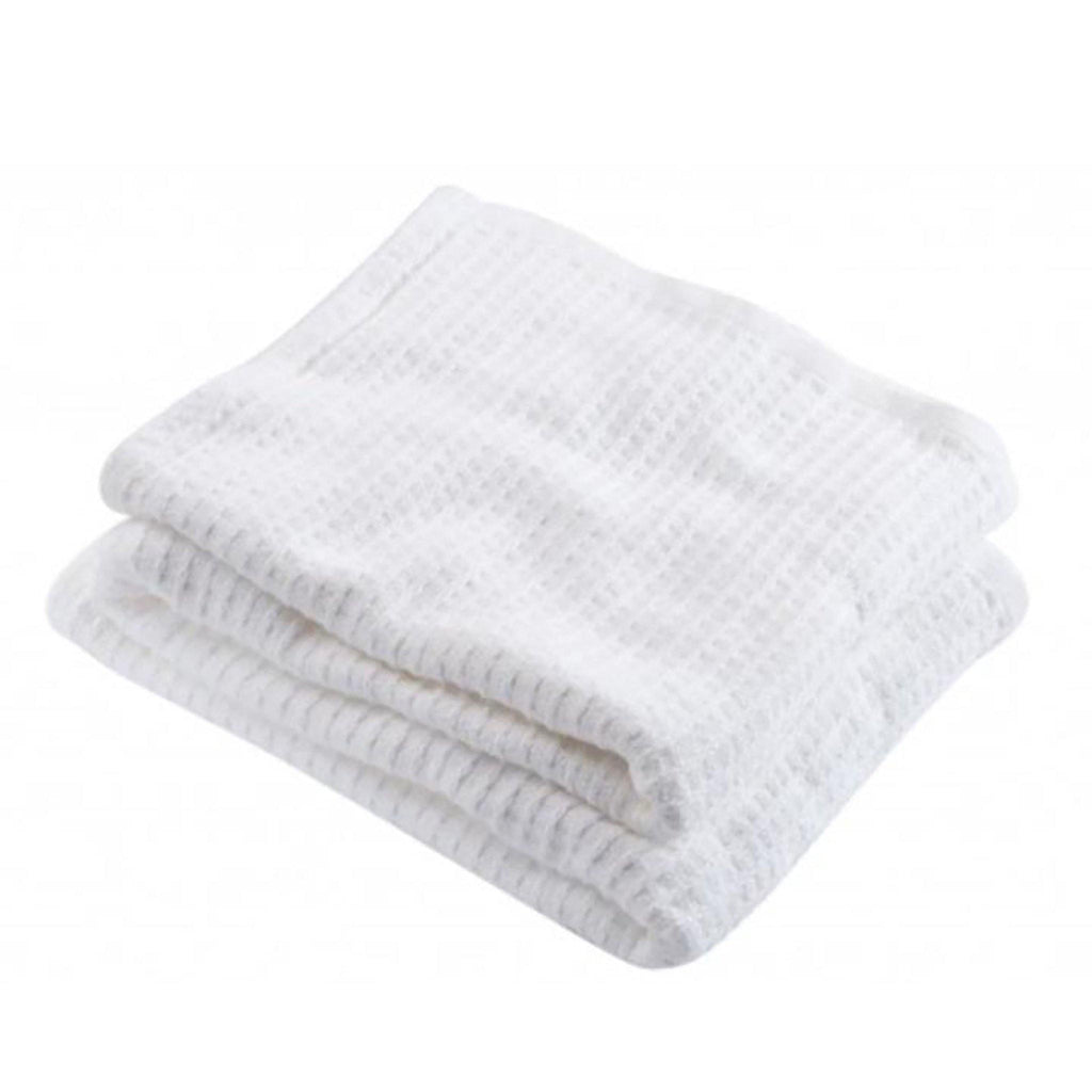 Cait Cotton Blanket in White - Pure Salt Shoppe