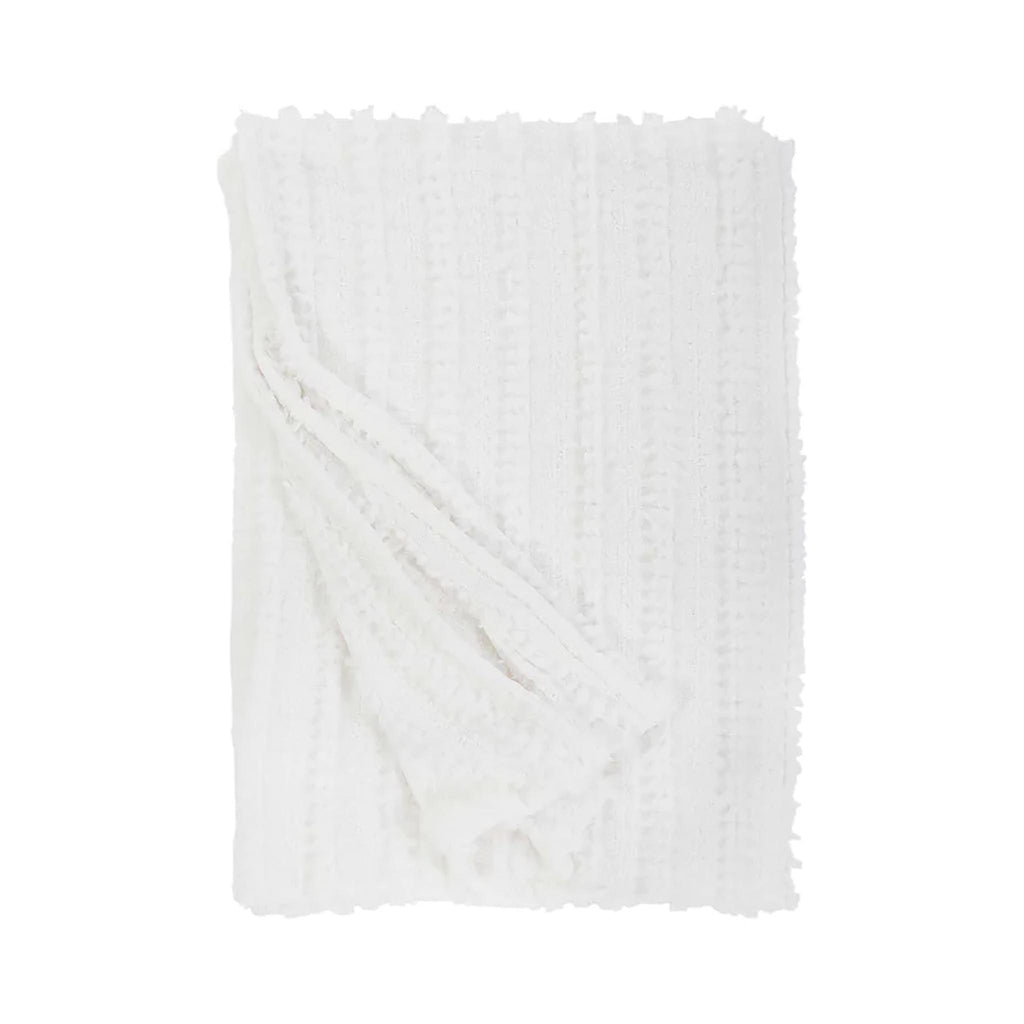 Camille Oversized Throw by Pom Pom at Home, White - Pure Salt Shoppe