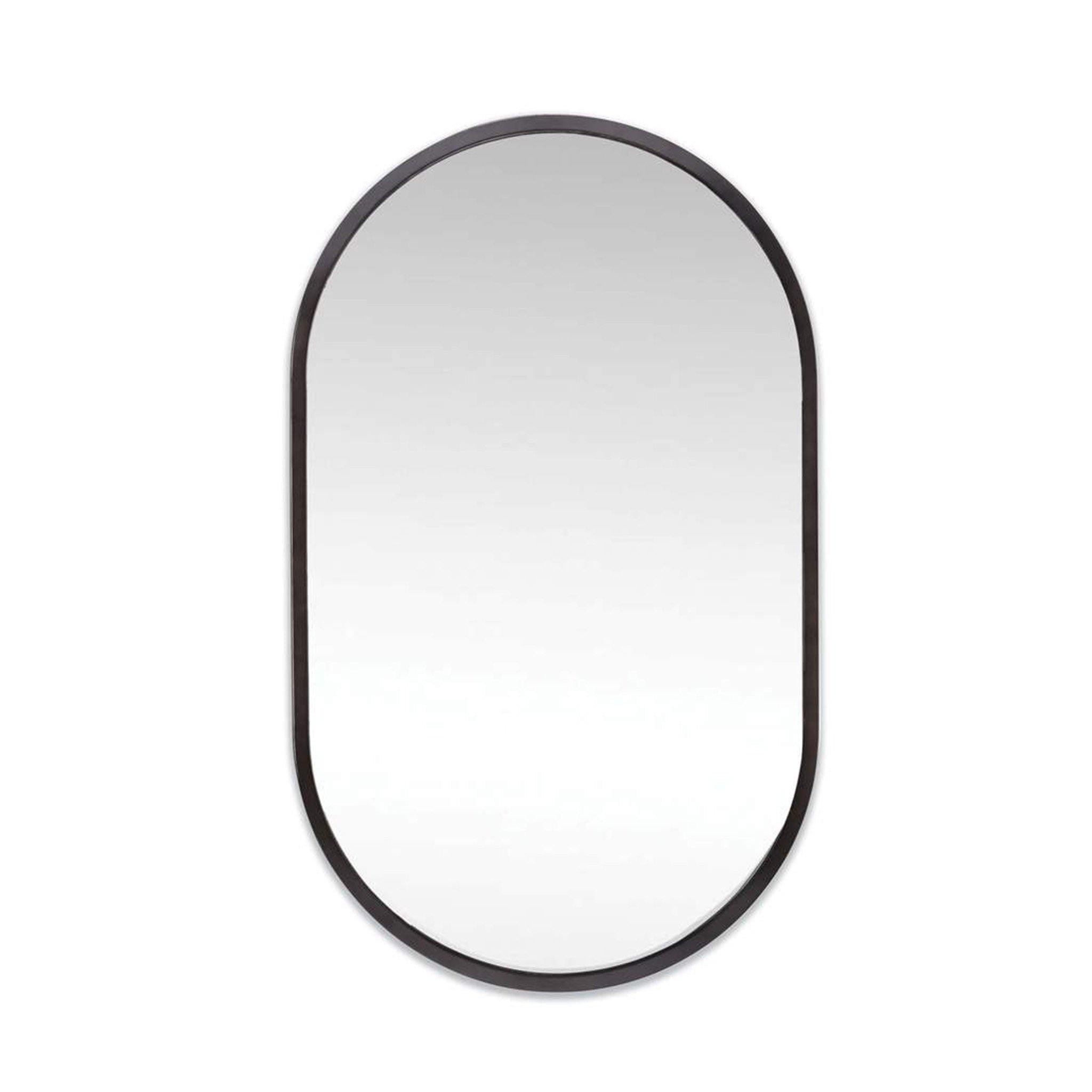 Canal Mirror, Blackened Steel - Pure Salt Shoppe