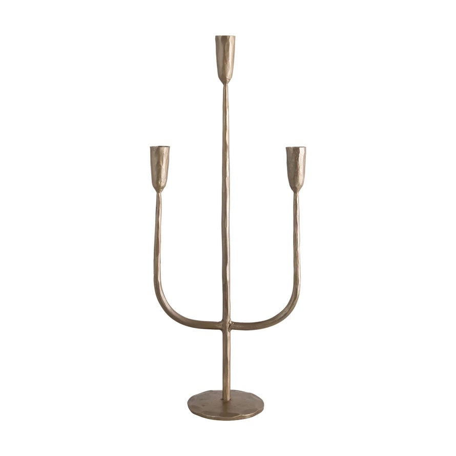 Capri Hand Foraged Metal Candelabra - Pure Salt Shoppe