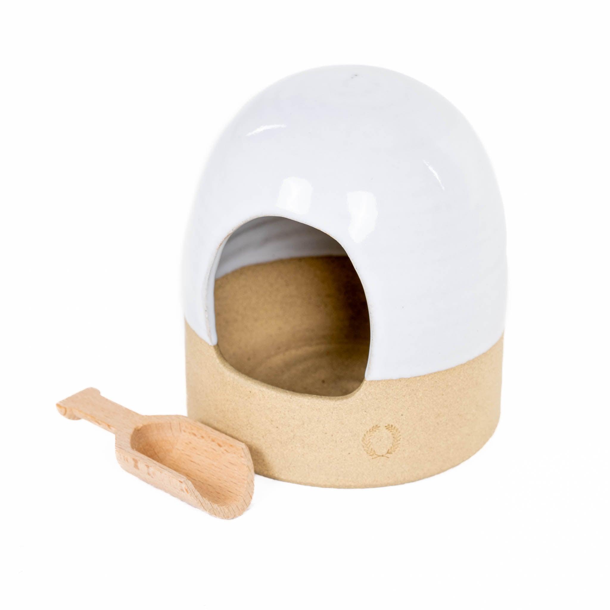Faerie Beehive Salt Cellar & Scoop - Pure Salt Shoppe