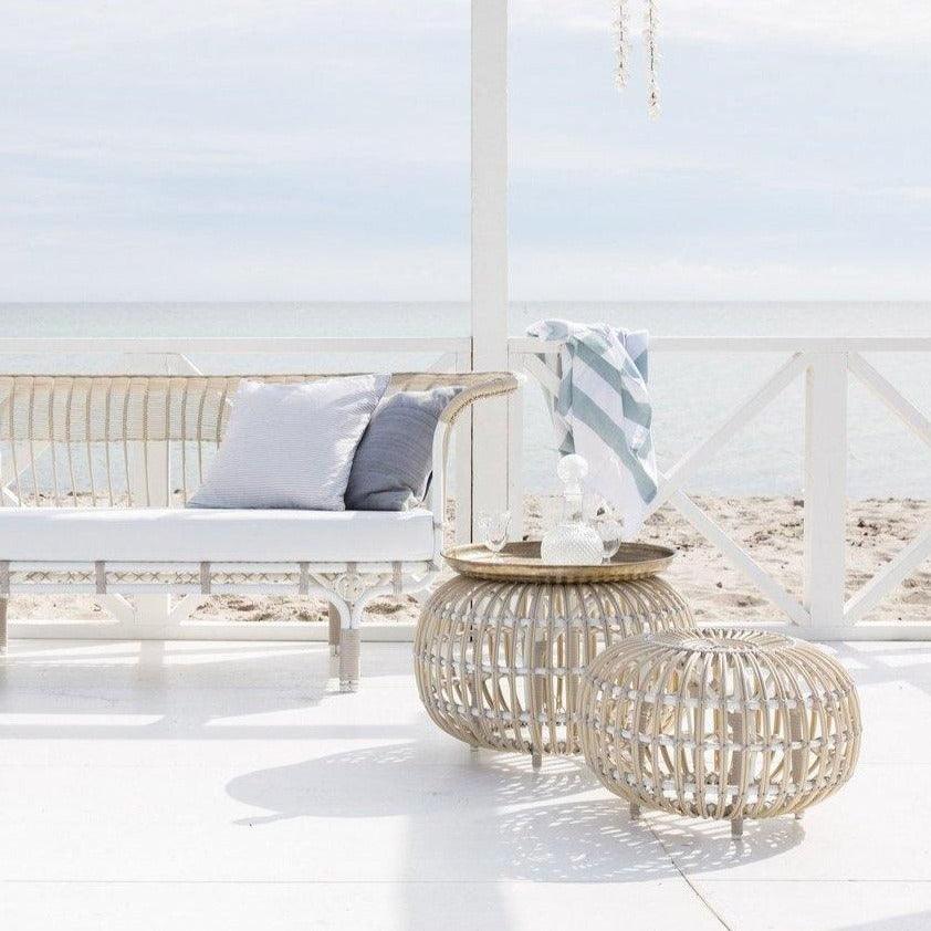 Flint Outdoor Ottoman - Pure Salt Shoppe