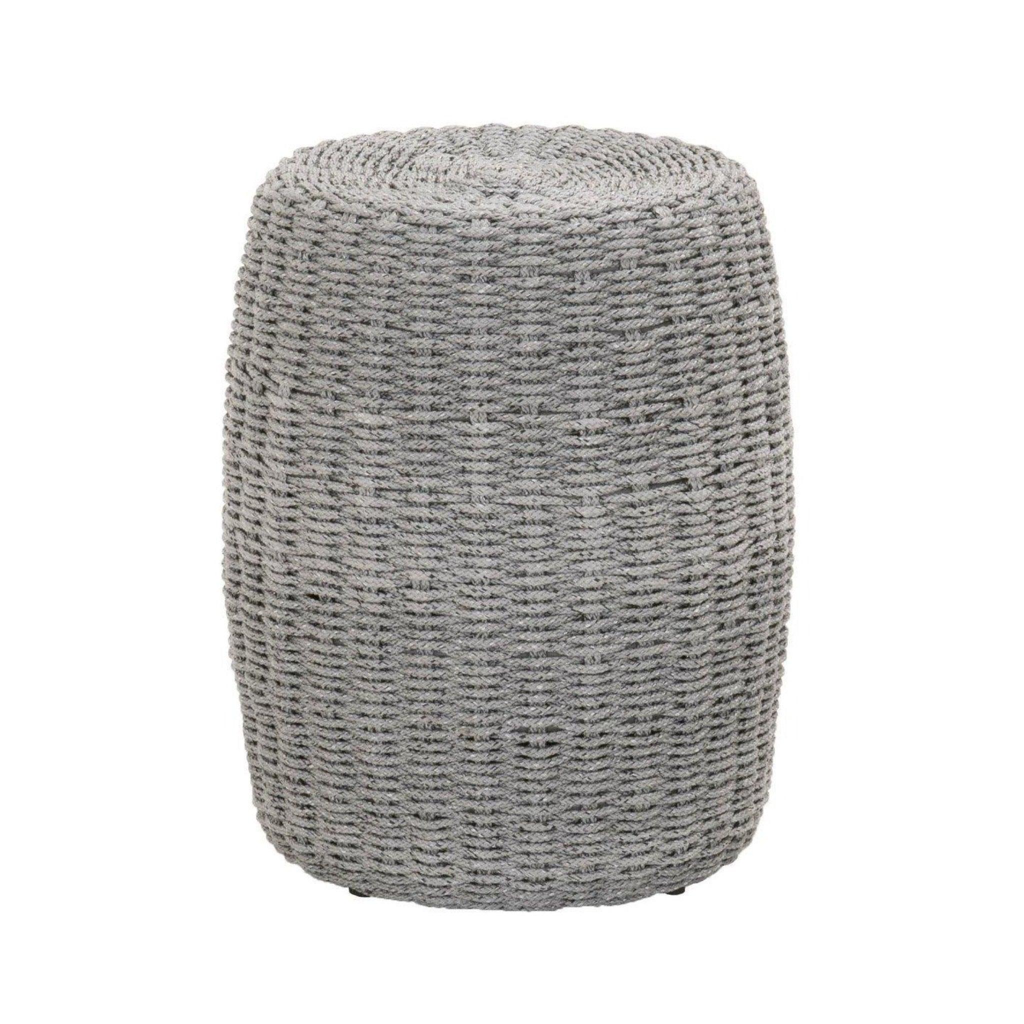 Leona Outdoor Accent Table, Platinum - Pure Salt Shoppe