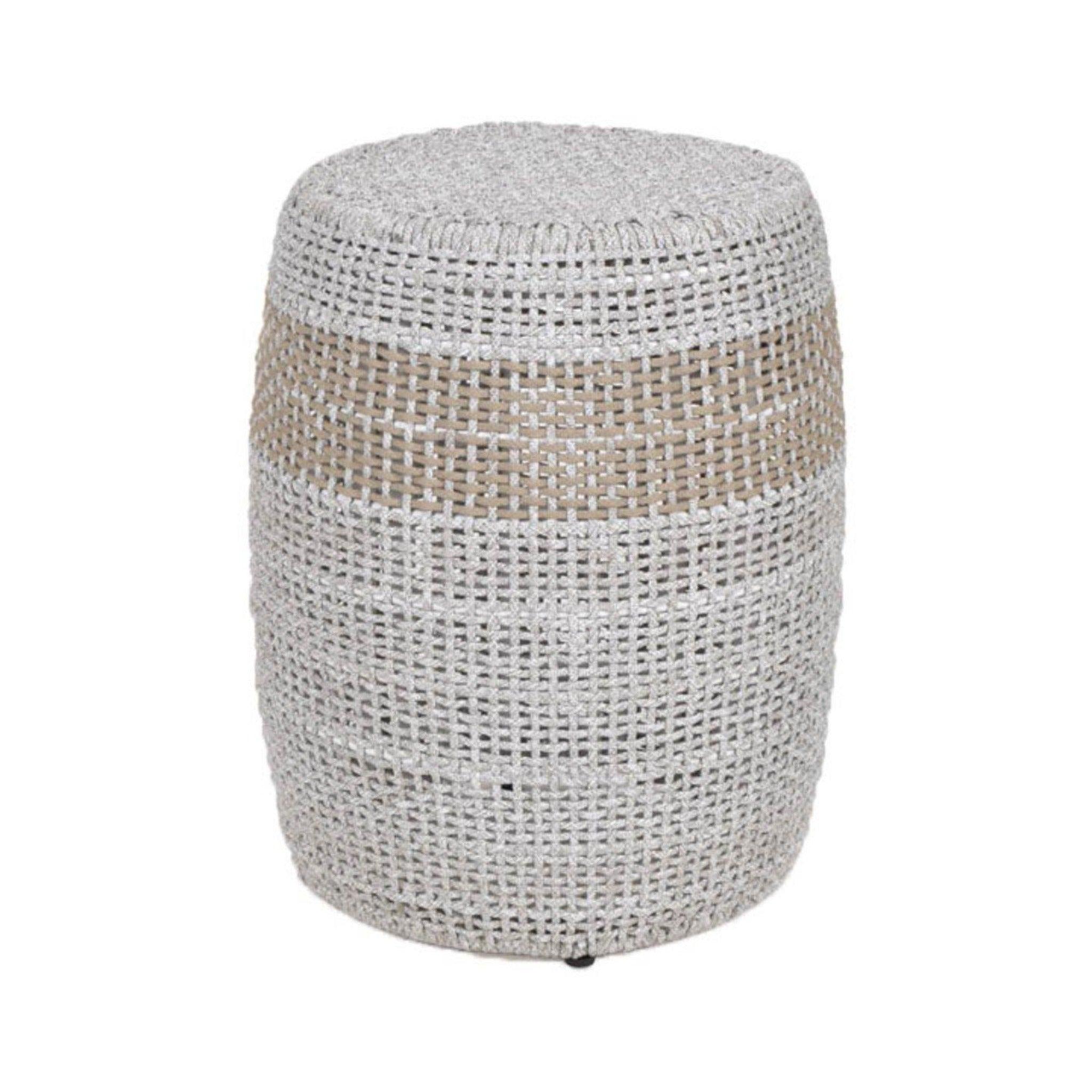 Leona Outdoor Accent Table, Platinum - Pure Salt Shoppe
