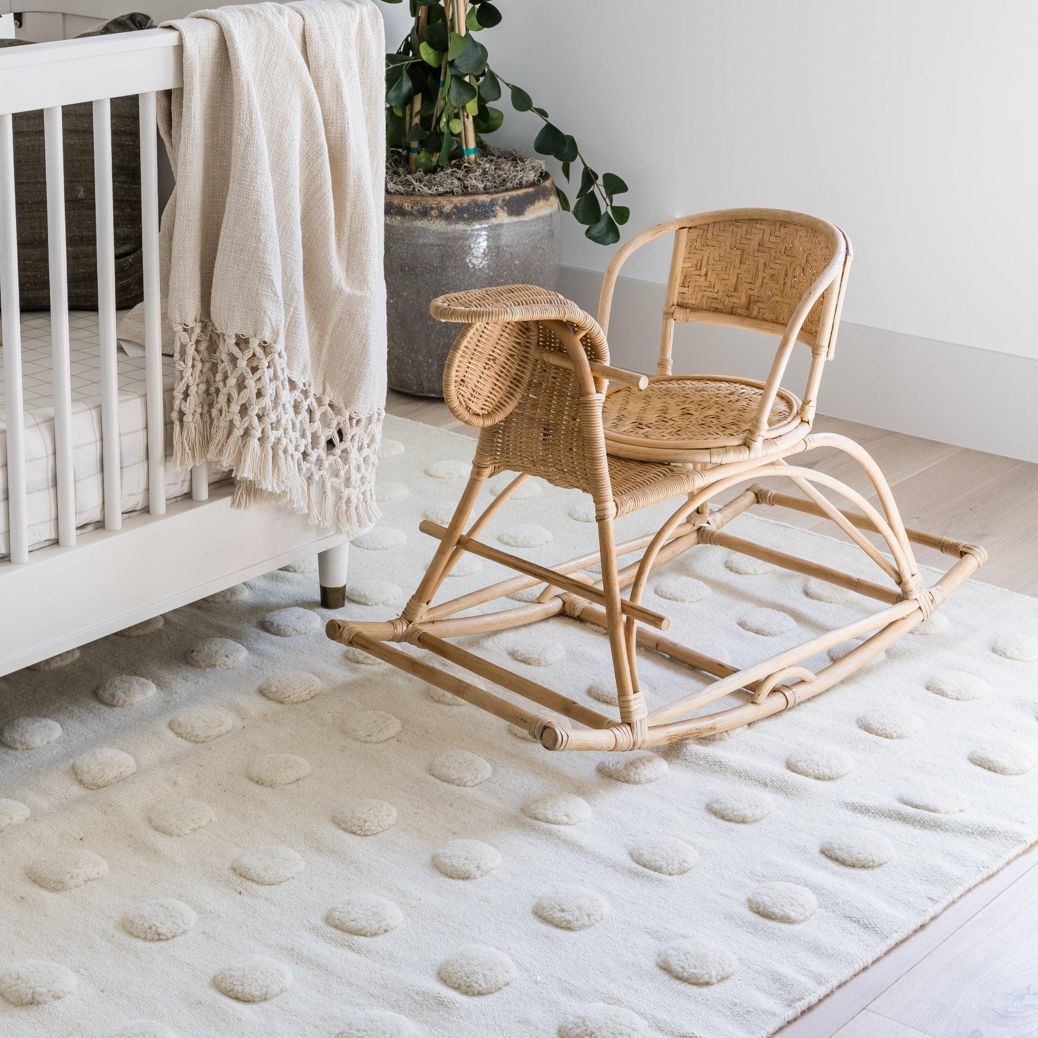 Little Salt x Momeni Patara Tuft Cream Rug - Pure Salt