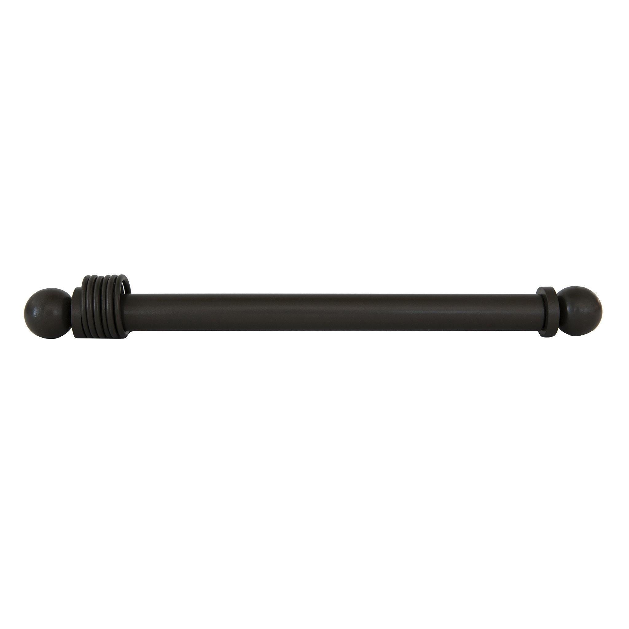 Matte Black Ball Final Drapery Hardware - Pure Salt Shoppe