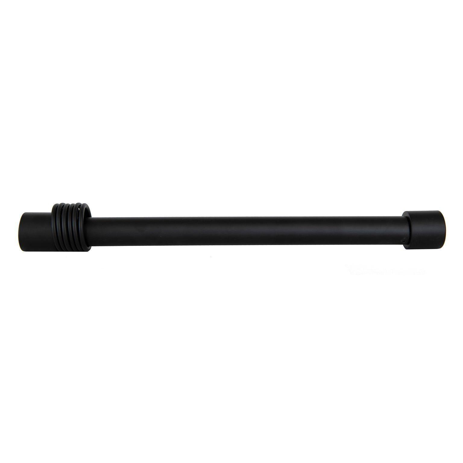 Matte Black Endcap Drapery Hardware - Pure Salt Shoppe