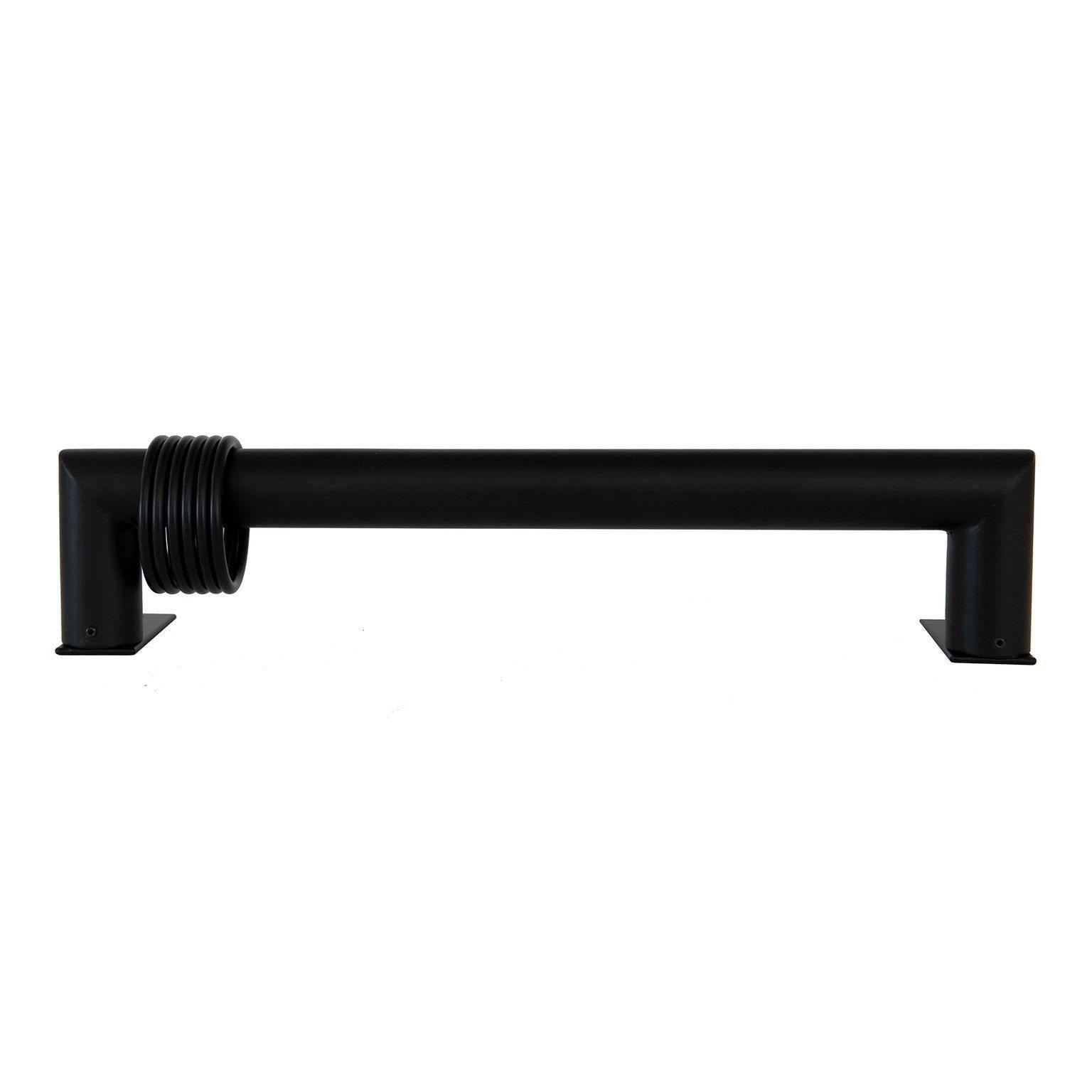 Matte Black Privacy Rod Drapery Hardware - Pure Salt Shoppe