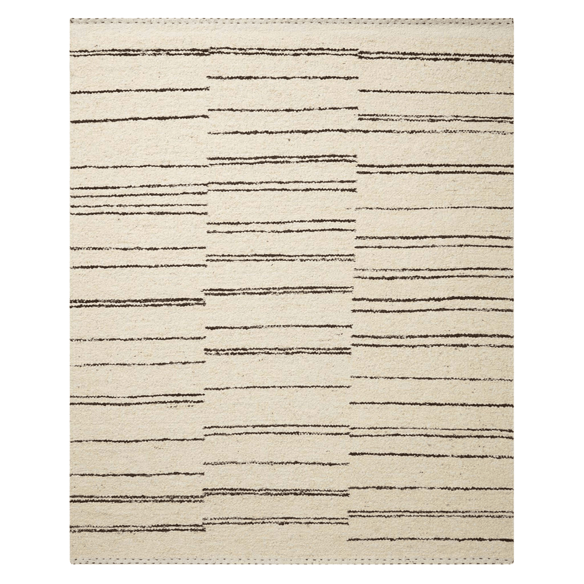 Mia Wool Blend Rug in Natural and Charcoal Pure Salt Shoppe