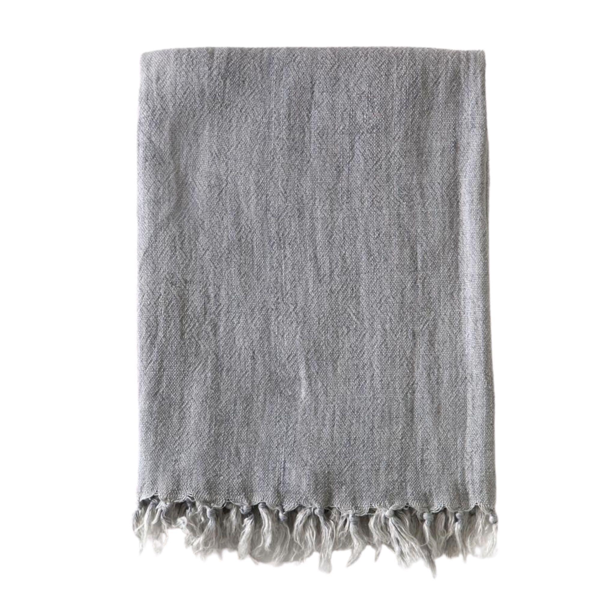 Montauk Blanket by Pom Pom at Home, Ocean - Pure Salt Shoppe