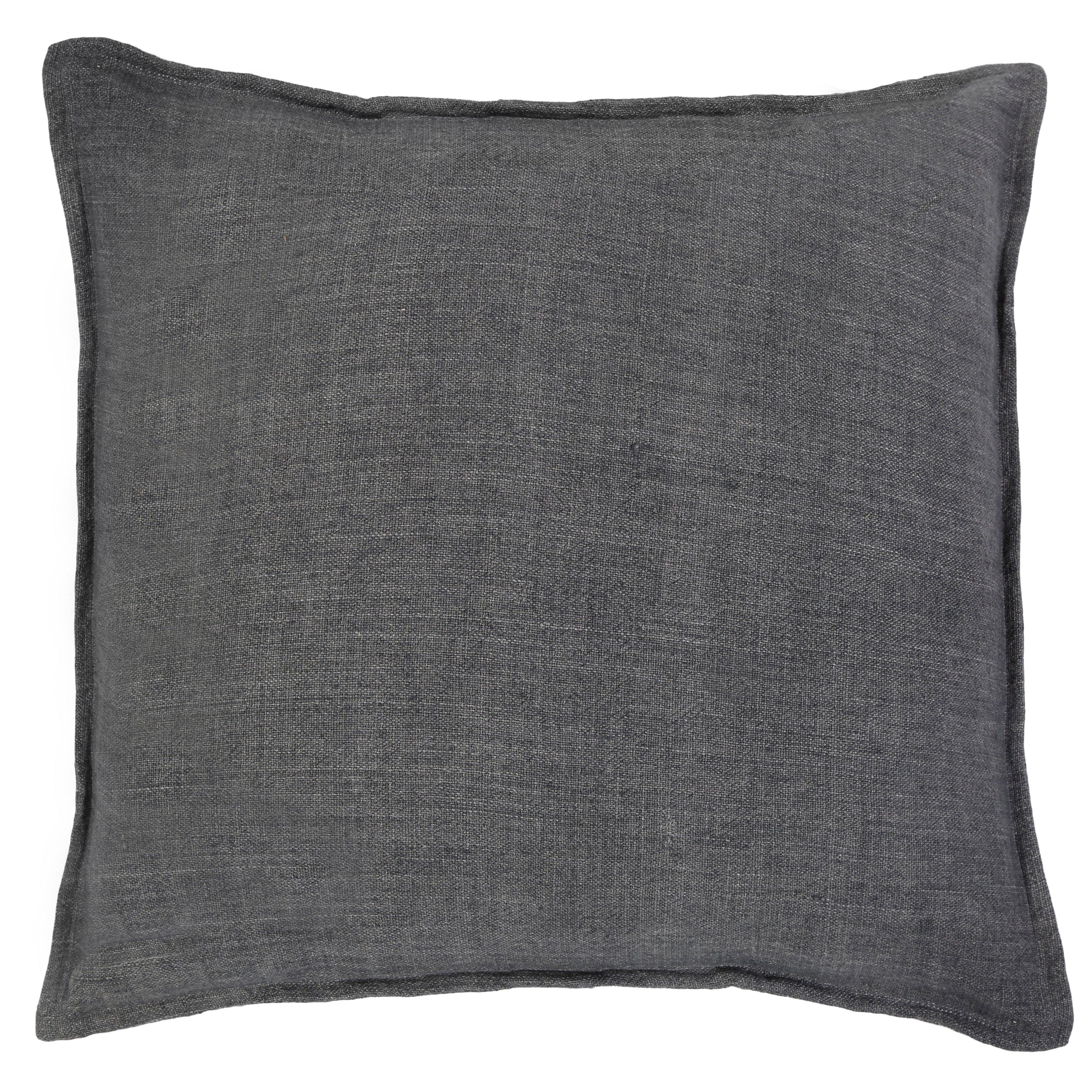 Montauk Large Euro by Pom Pom at Home, Charcoal - Pure Salt Shoppe