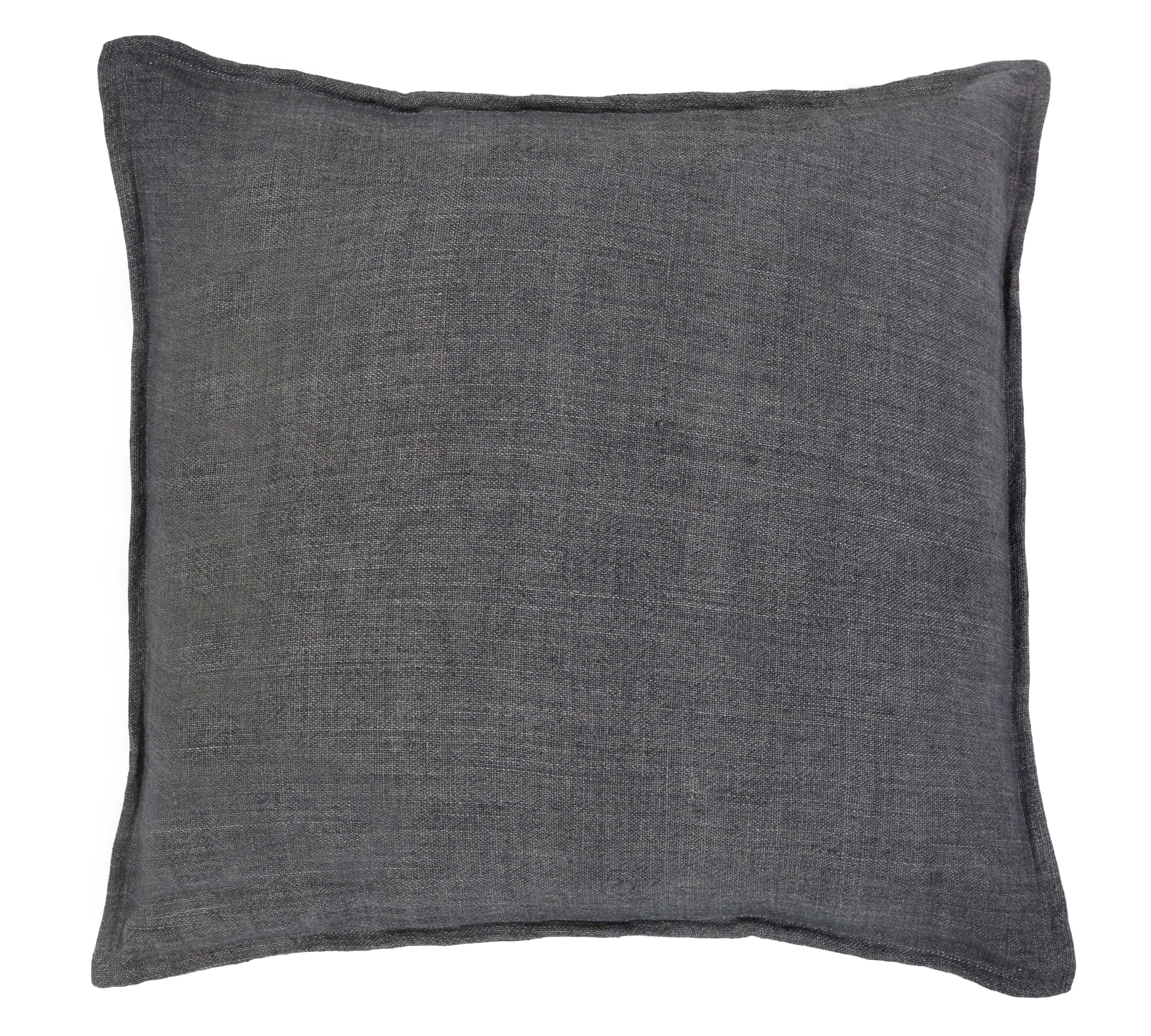 Montauk Large Euro by Pom Pom at Home, Charcoal - Pure Salt Shoppe