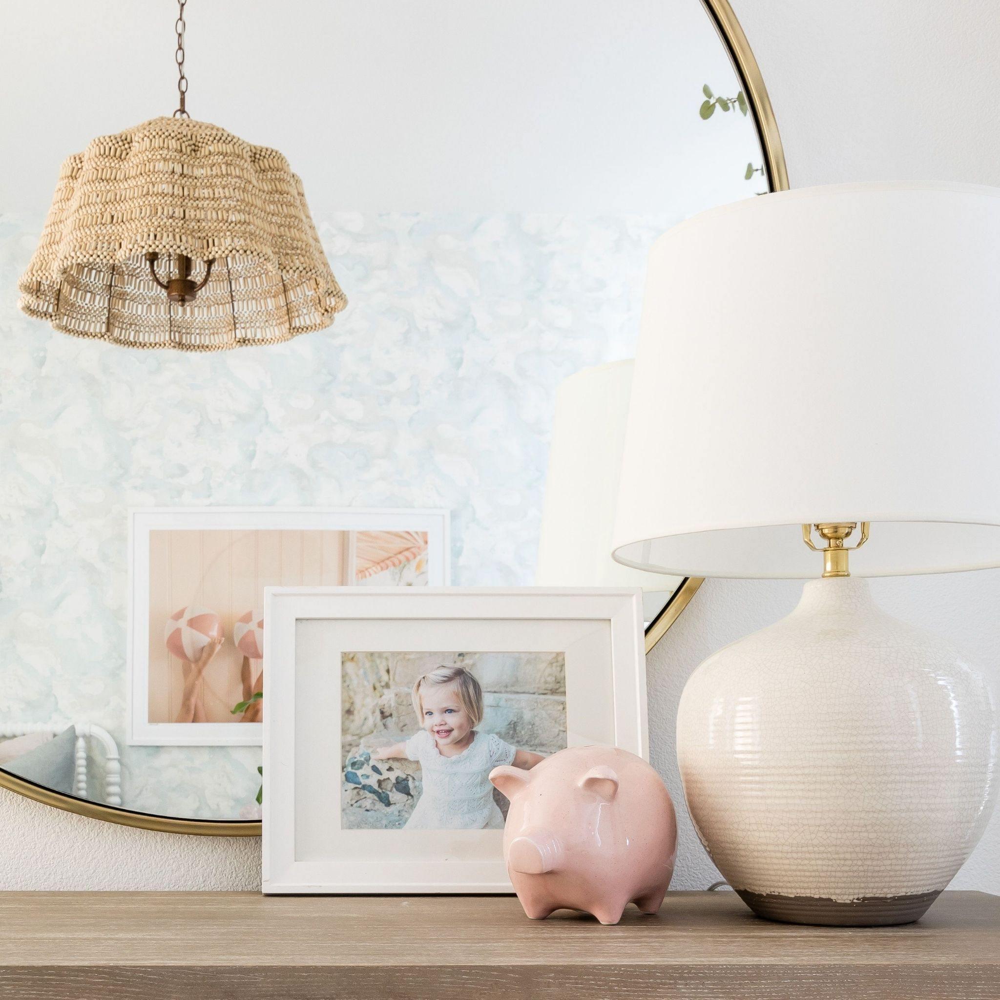 Montgomery Table Lamp in Rustic White - Pure Salt Shoppe