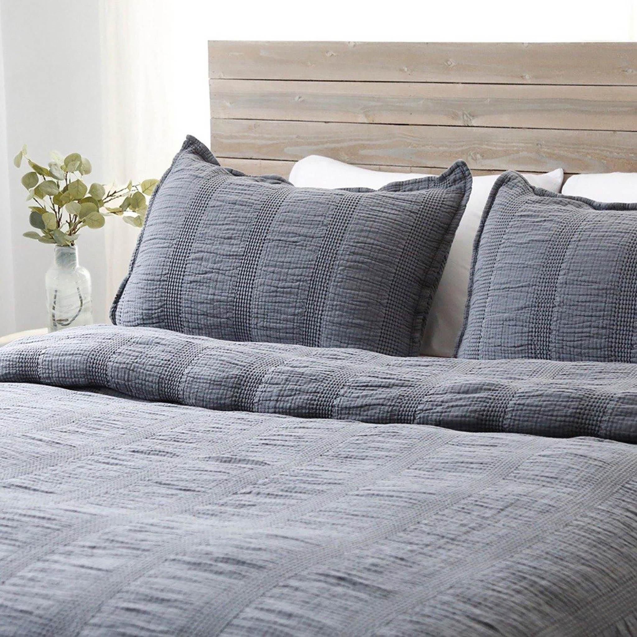 Nantucket Matelasse Collection by Pom Pom at Home, Midnight - Pure Salt Shoppe