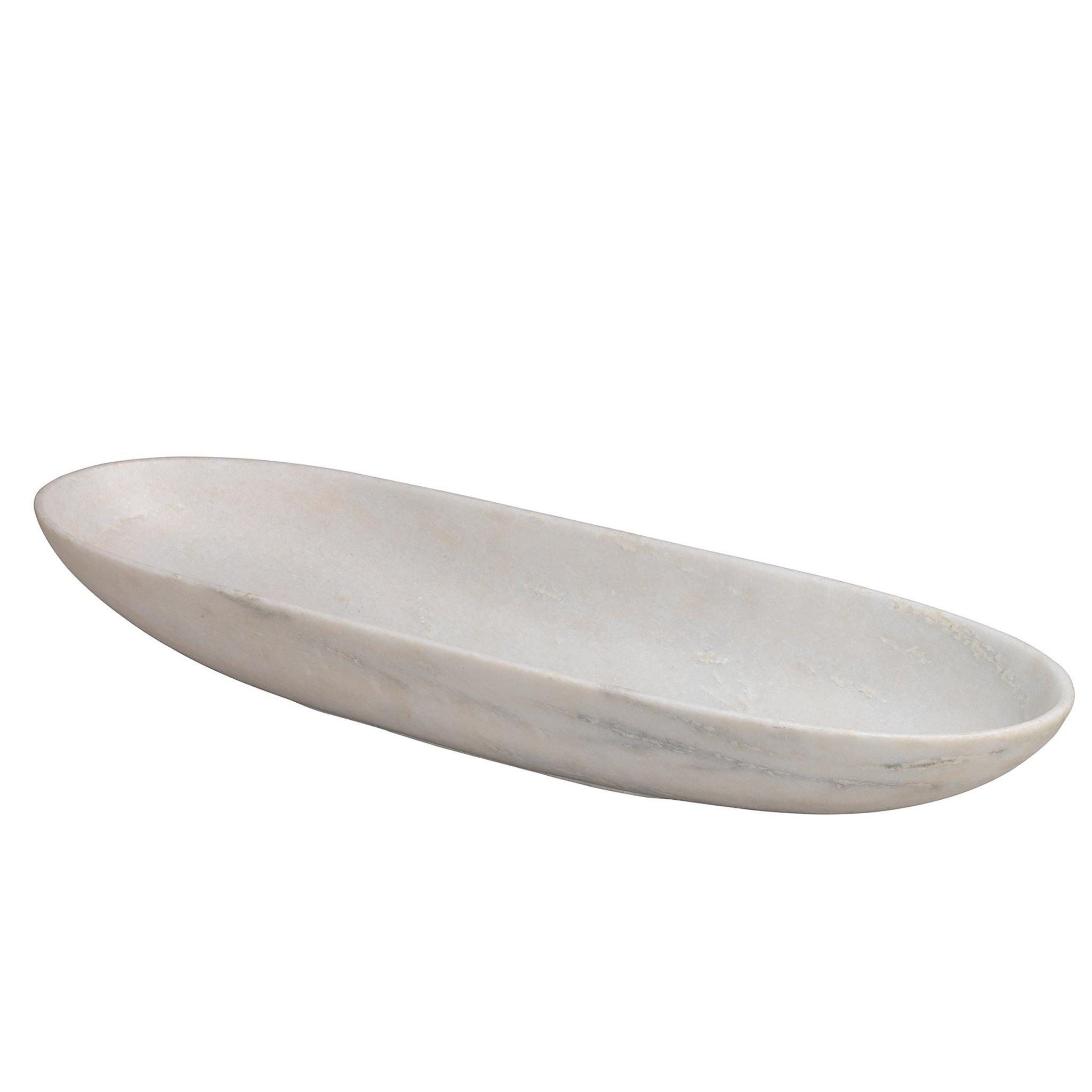 Olivia Marble Oval Bowl - Pure Salt Shoppe