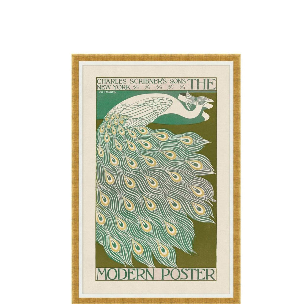 Peacock Print Poster - Pure Salt Shoppe