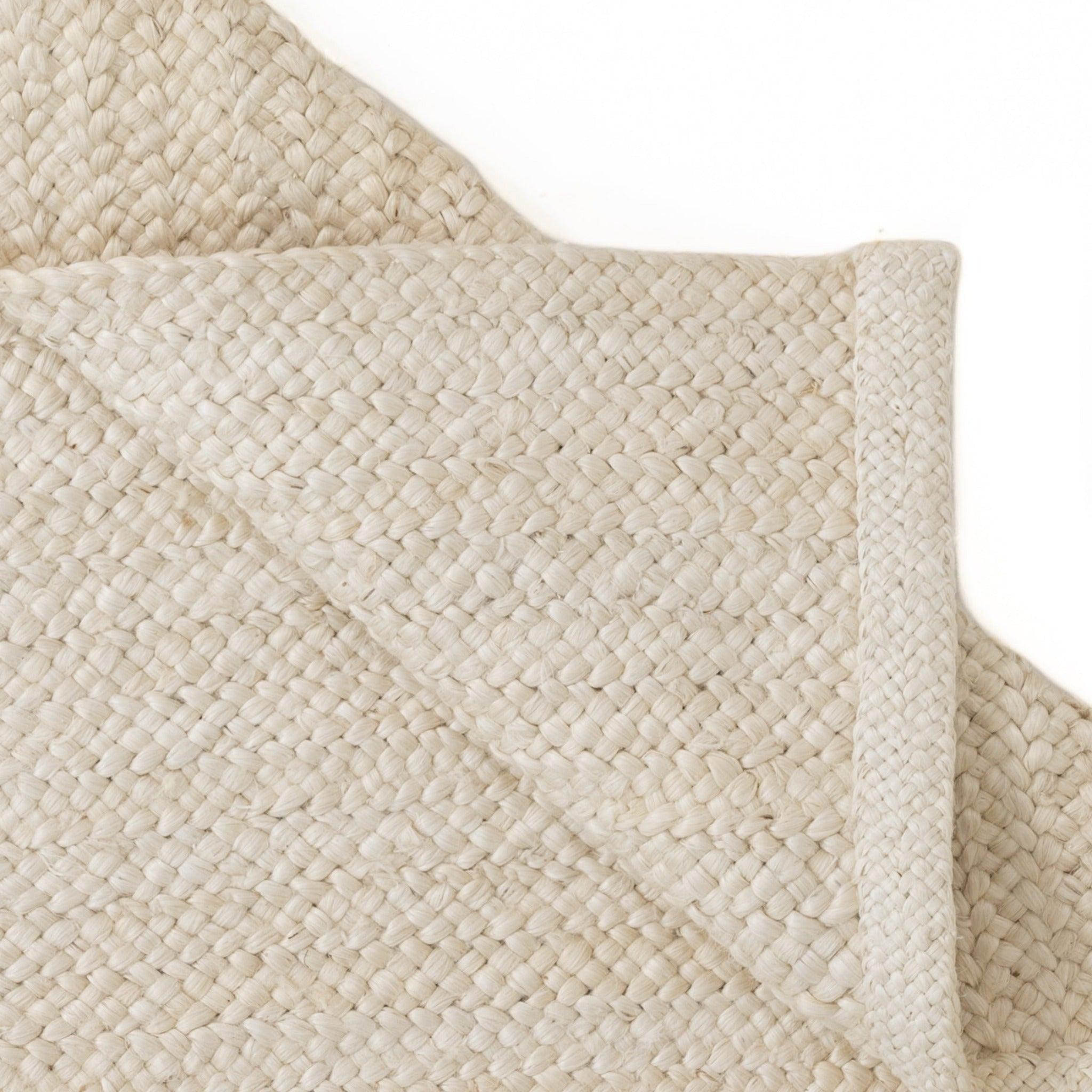 Pure Salt x Momeni Cassis Braid Bleach Rug - Pure Salt