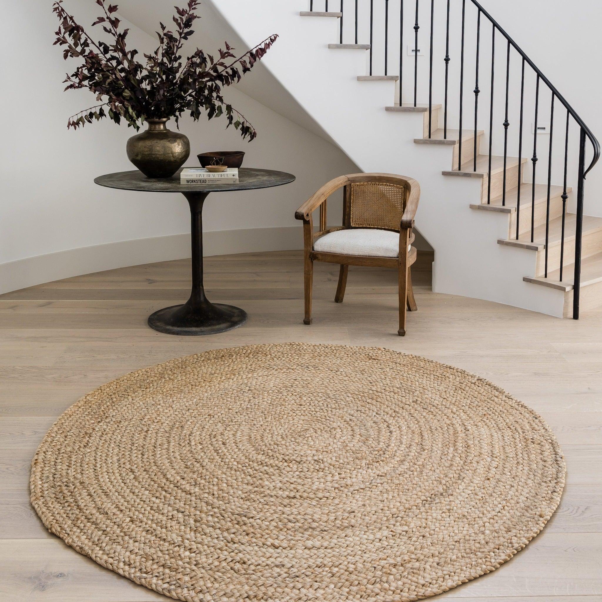 Pure Salt x Momeni Cassis Braid Natural Rug - Pure Salt
