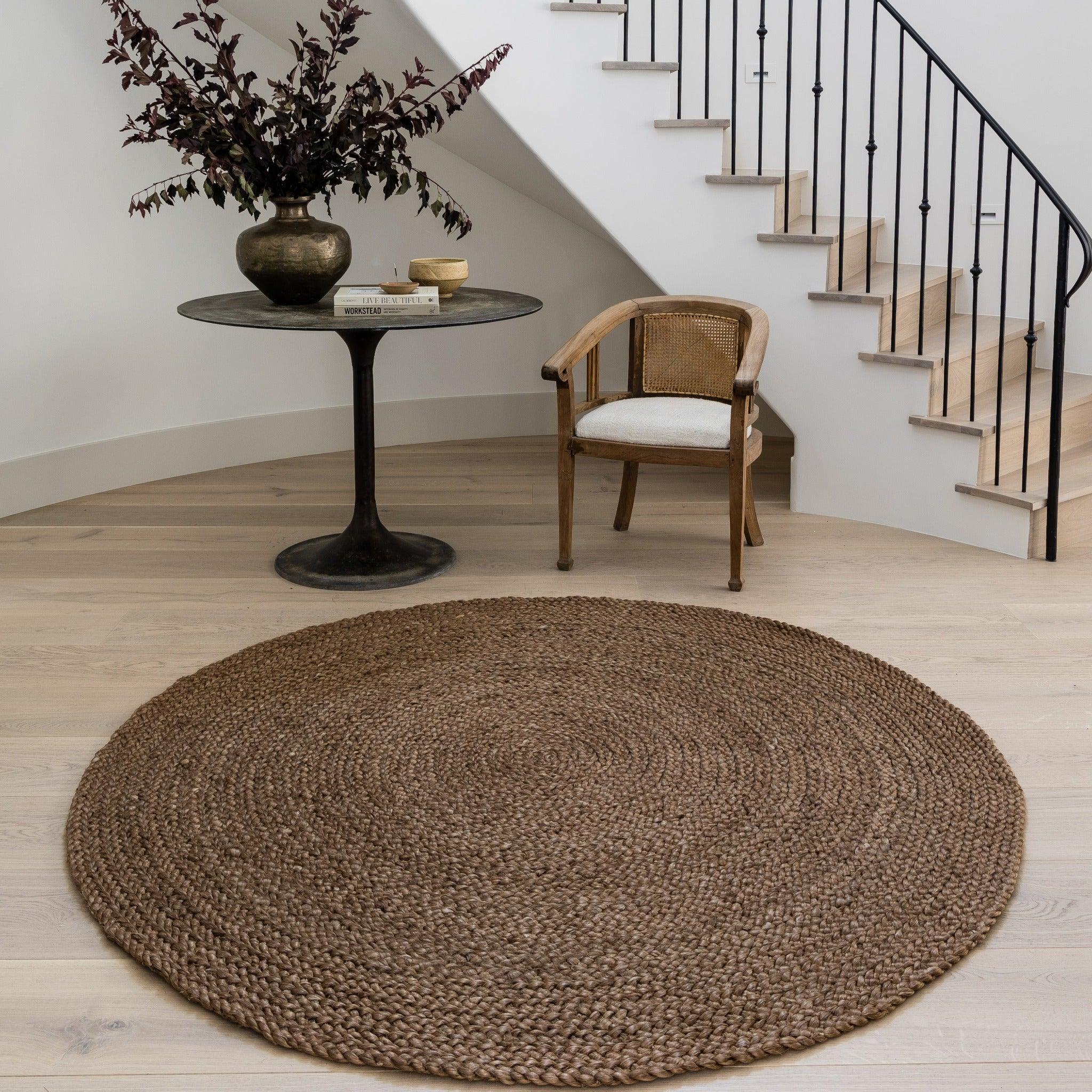 Pure Salt x Momeni Cassis Braid Walnut Rug - Pure Salt