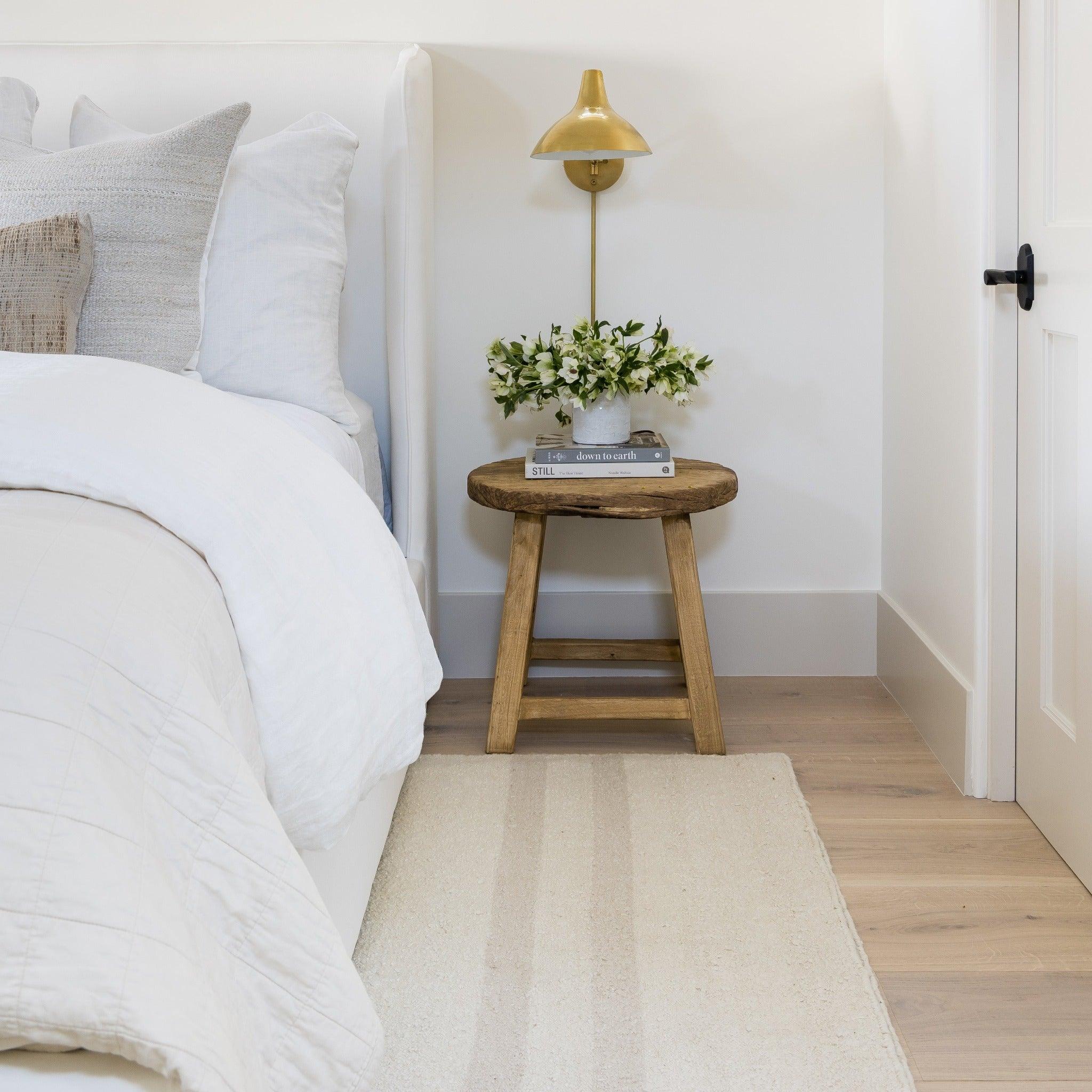 Pure Salt x Momeni Koukila Stitch Muted Stripe Rug - Pure Salt