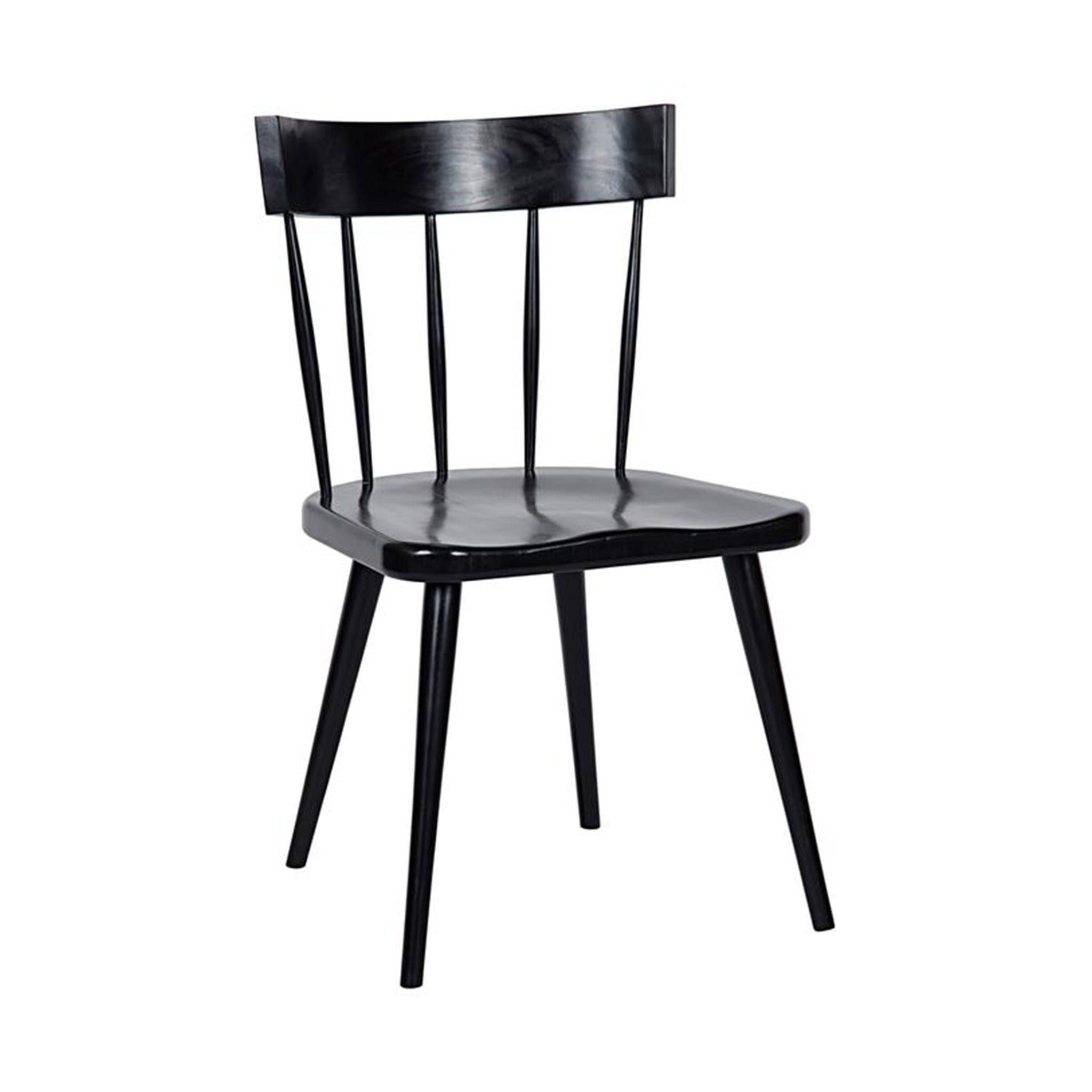 Randall Dining Chair Hand Rubbed Black - Pure Salt Shoppe