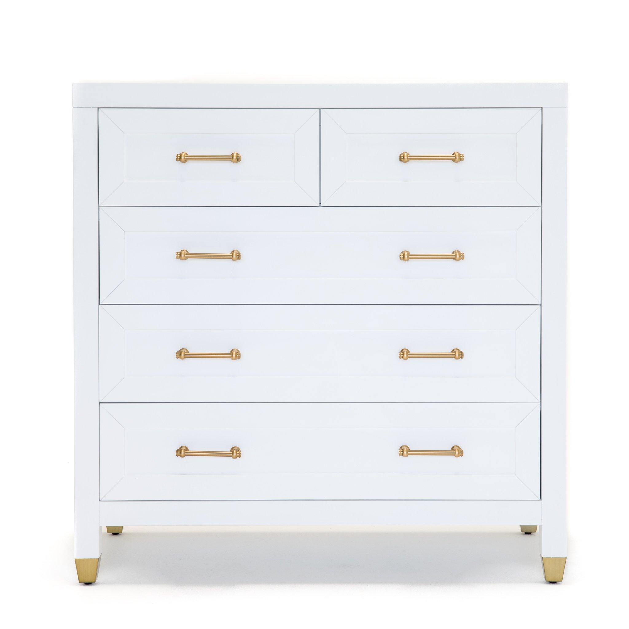 Sydney 5 Drawer High Chest - Pure Salt Shoppe