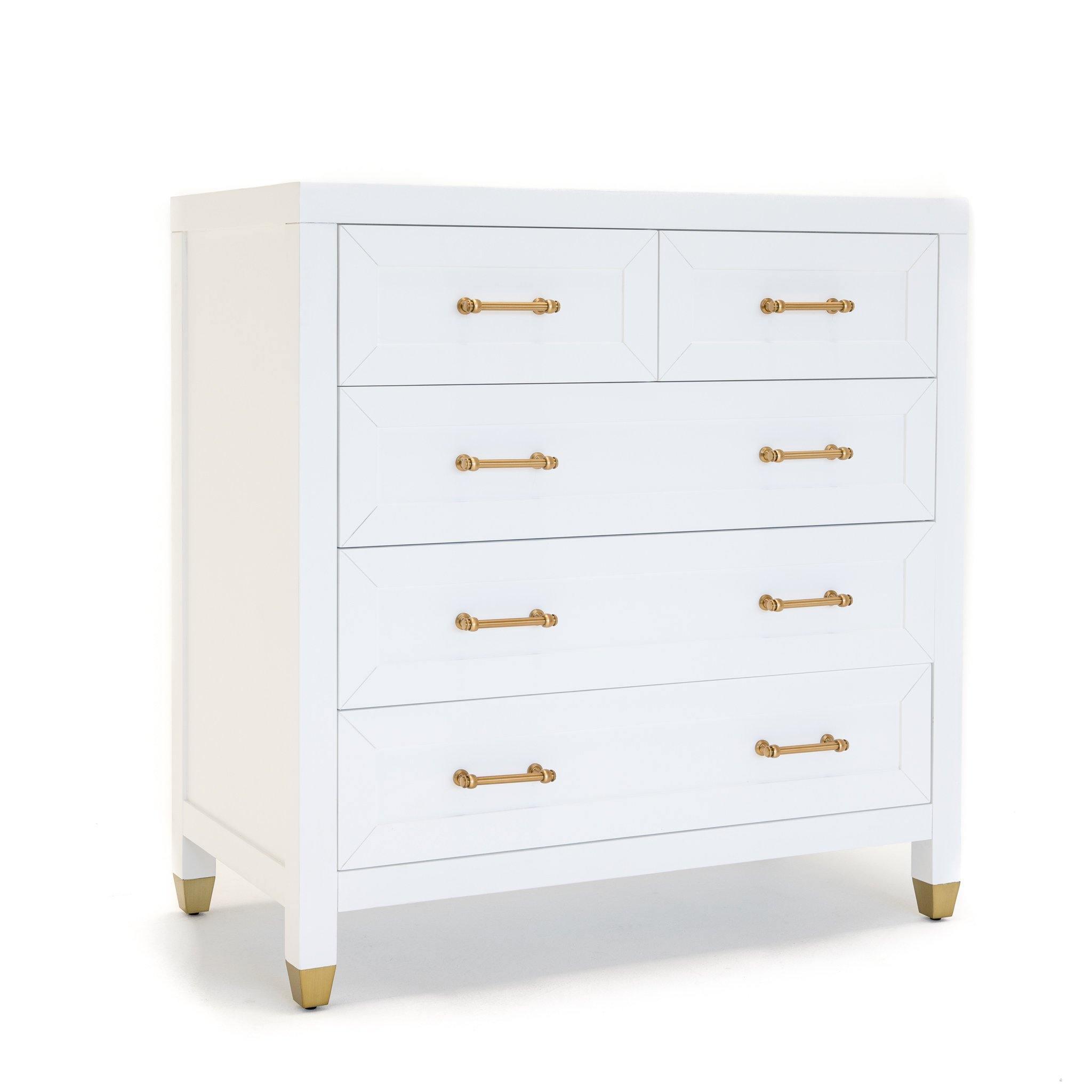 Sydney 5 Drawer High Chest - Pure Salt Shoppe