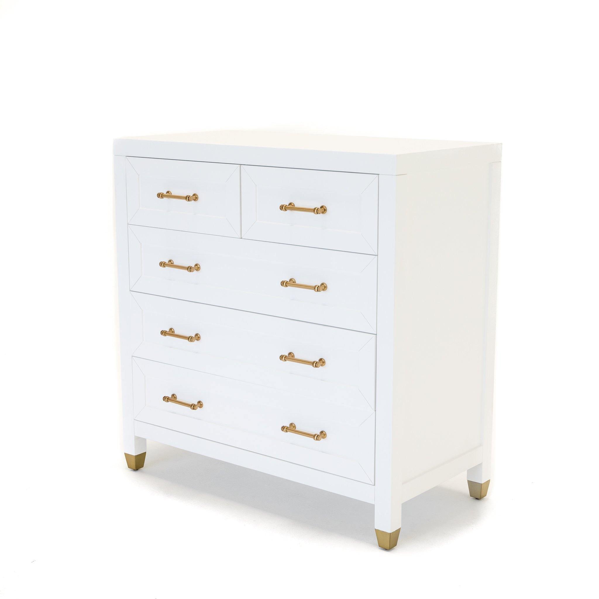 Sydney 5 Drawer High Chest - Pure Salt Shoppe
