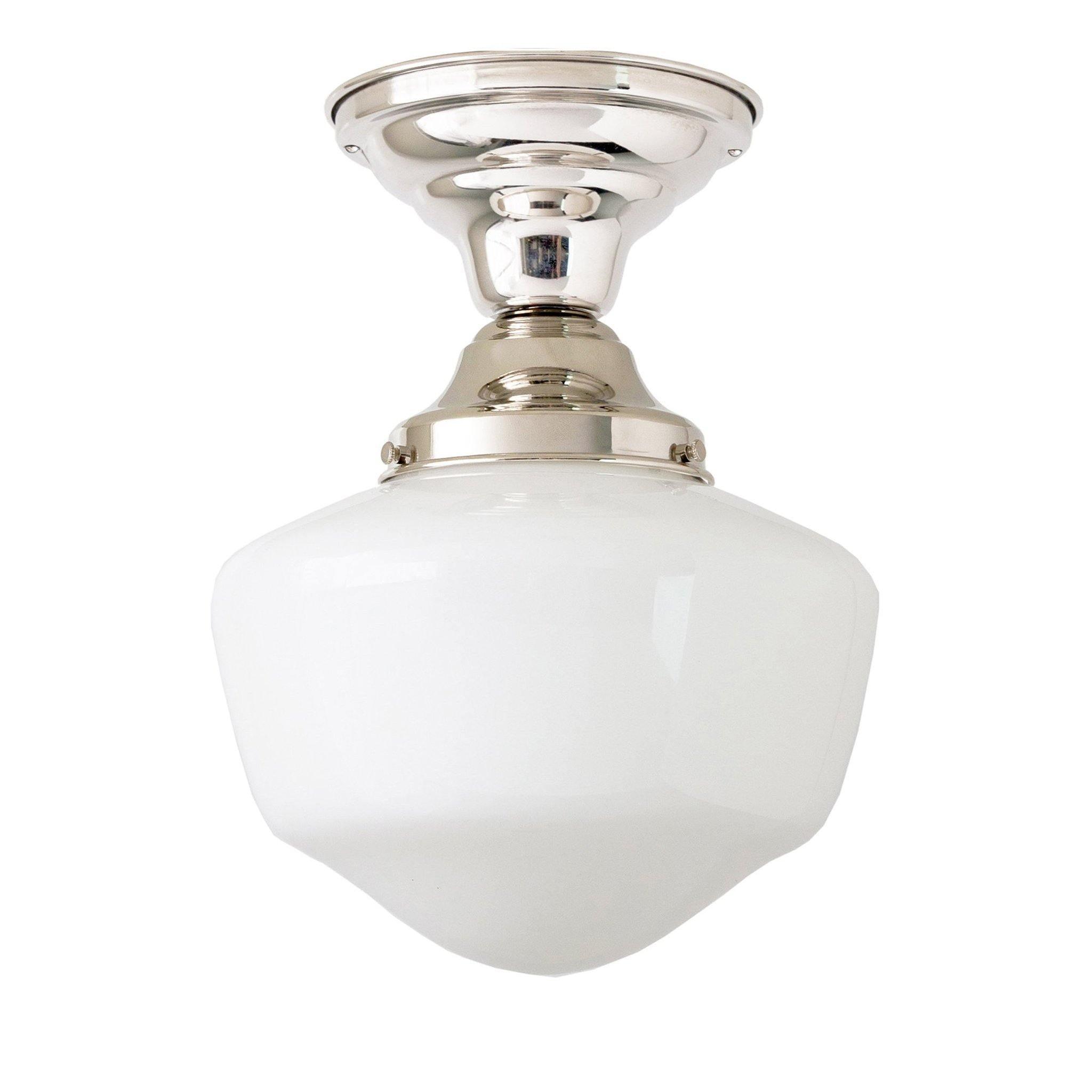 Traditional Schoolhouse Ceiling Fixture, 8" - Pure Salt Shoppe
