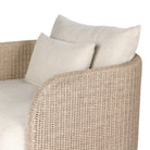 Carrin Outdoor Swivel Chair-Vintage White