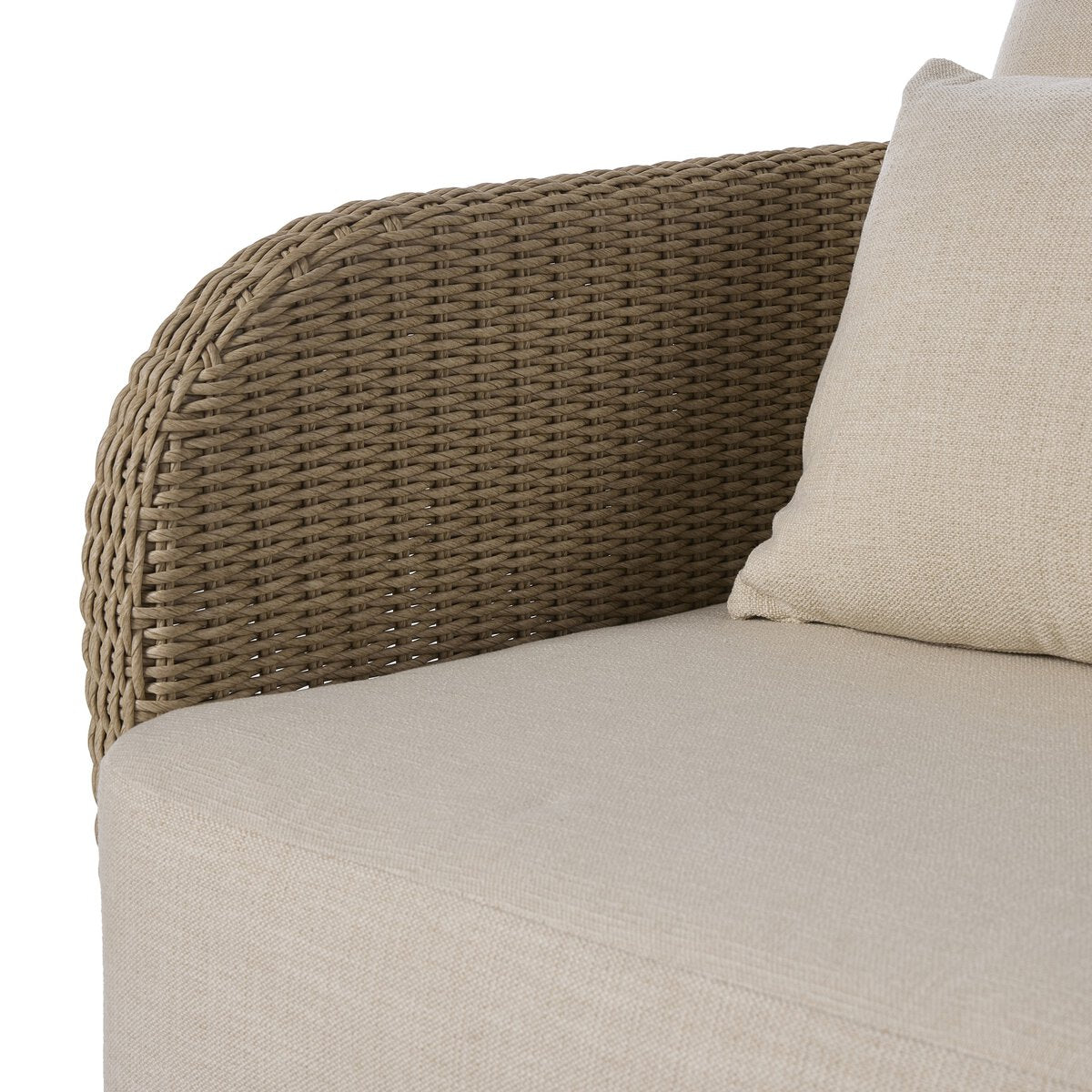 Carrin Outdoor Swivel Chair-Vintage White