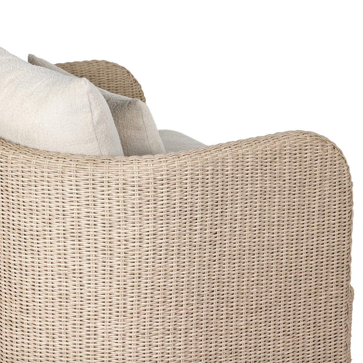 Carrin Outdoor Swivel Chair-Vintage White