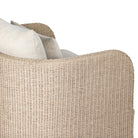 Carrin Outdoor Swivel Chair-Vintage White