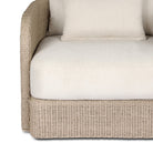 Carrin Outdoor Swivel Chair-Vintage White