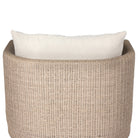 Carrin Outdoor Swivel Chair-Vintage White