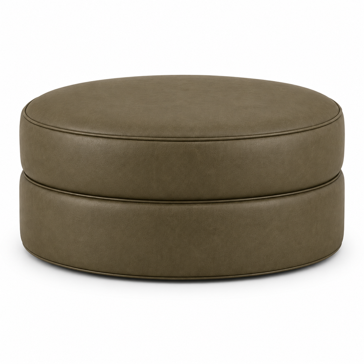 Corven Leather Ottoman