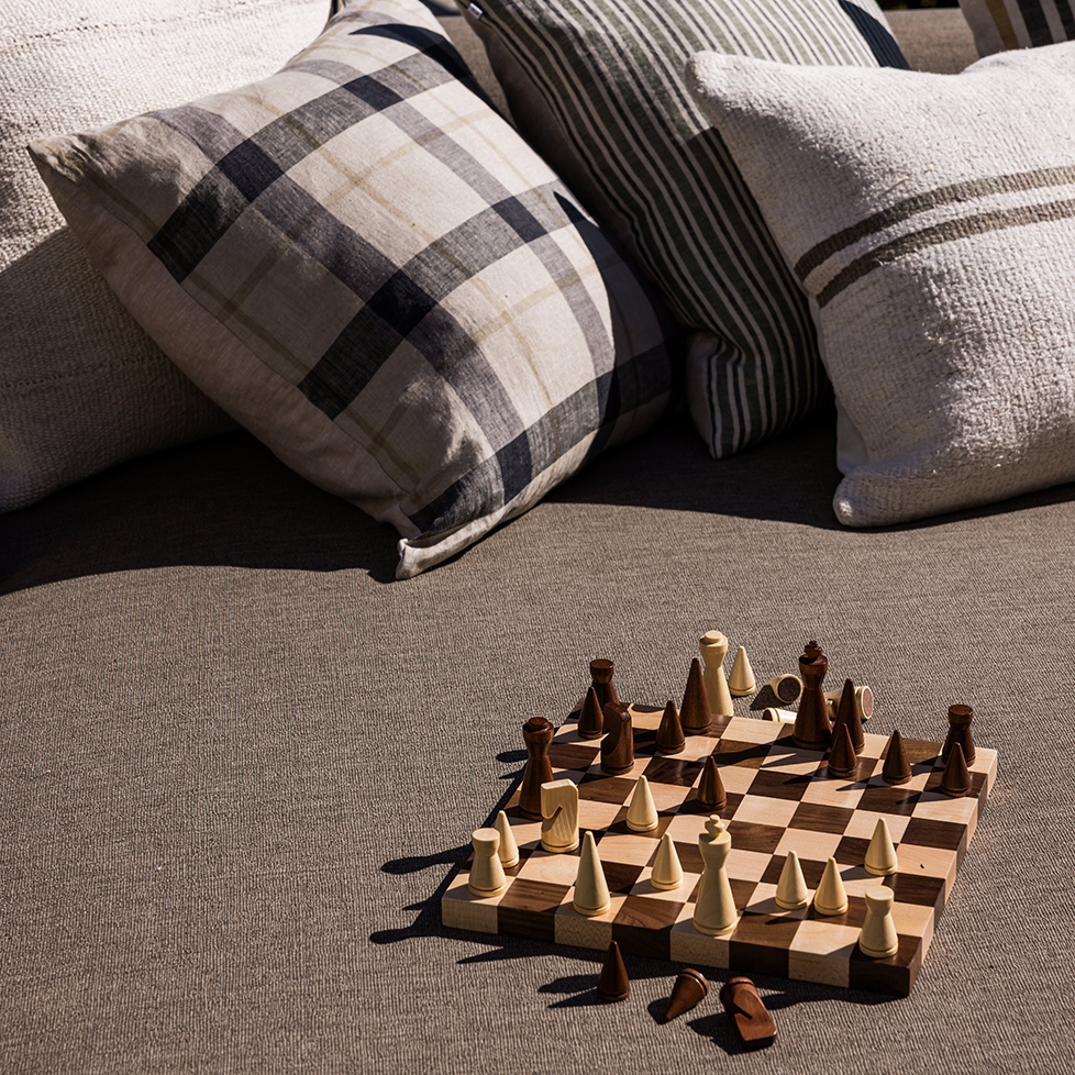 Wood Chess, Minimalist - Pure Salt Shoppe