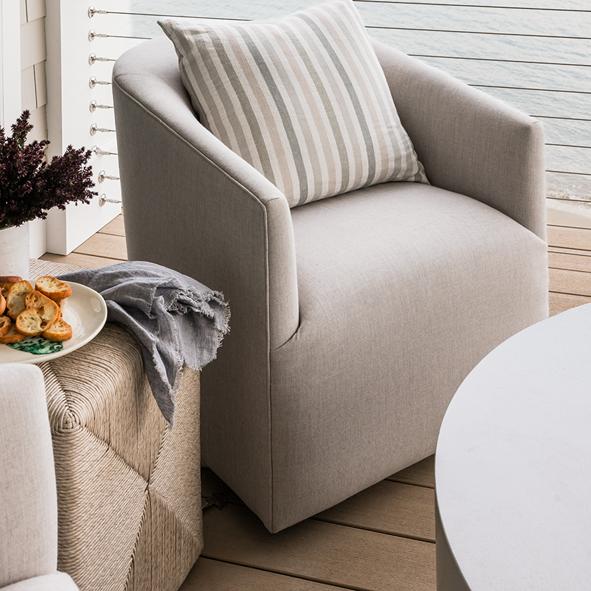 Langley Outdoor Hassock