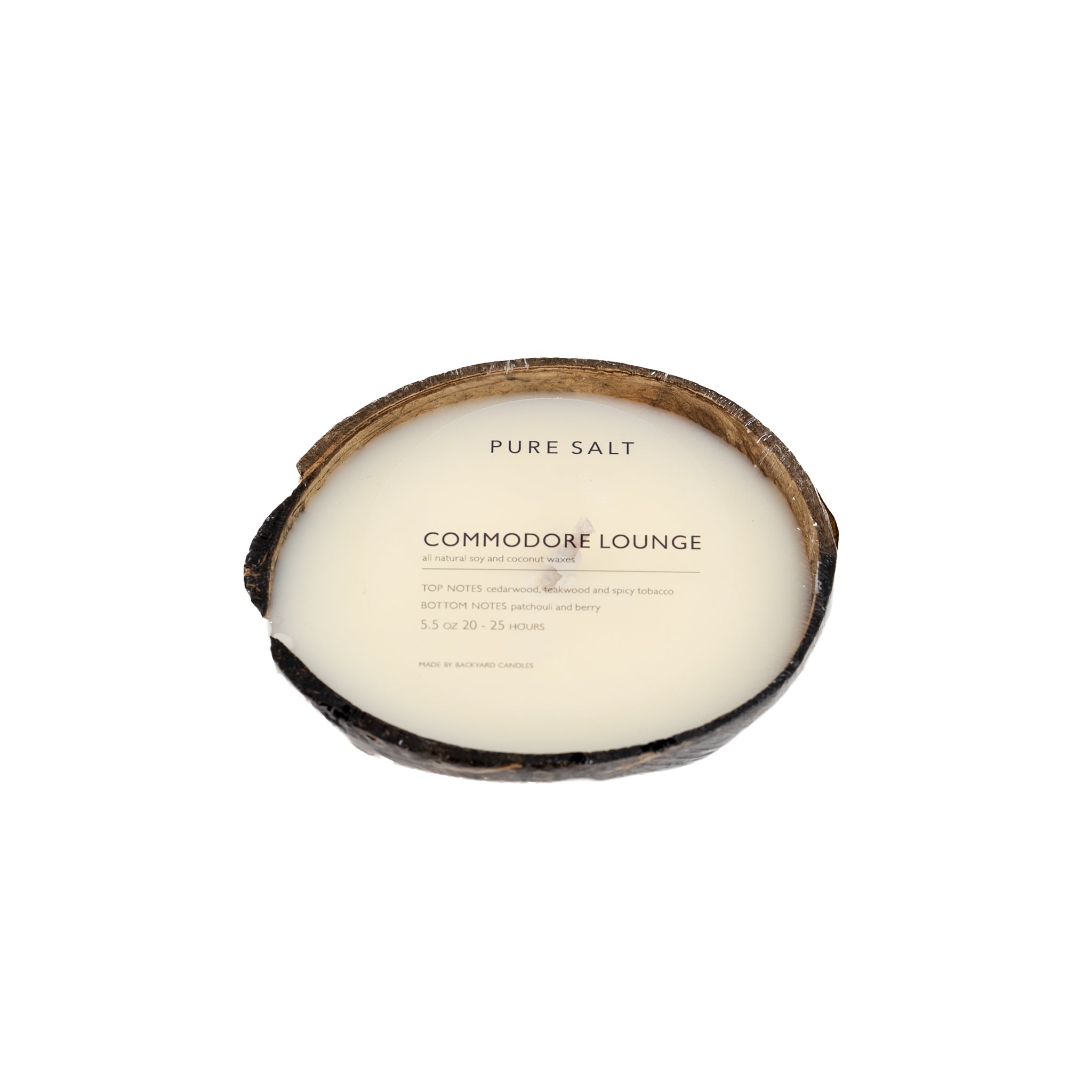 Commodore Lounge Candle- Pure Salt Shoppe