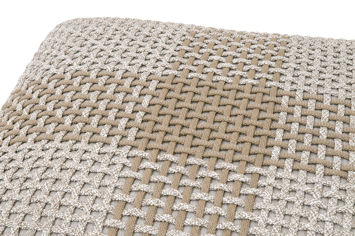 Royce Pouf - Pure Salt 