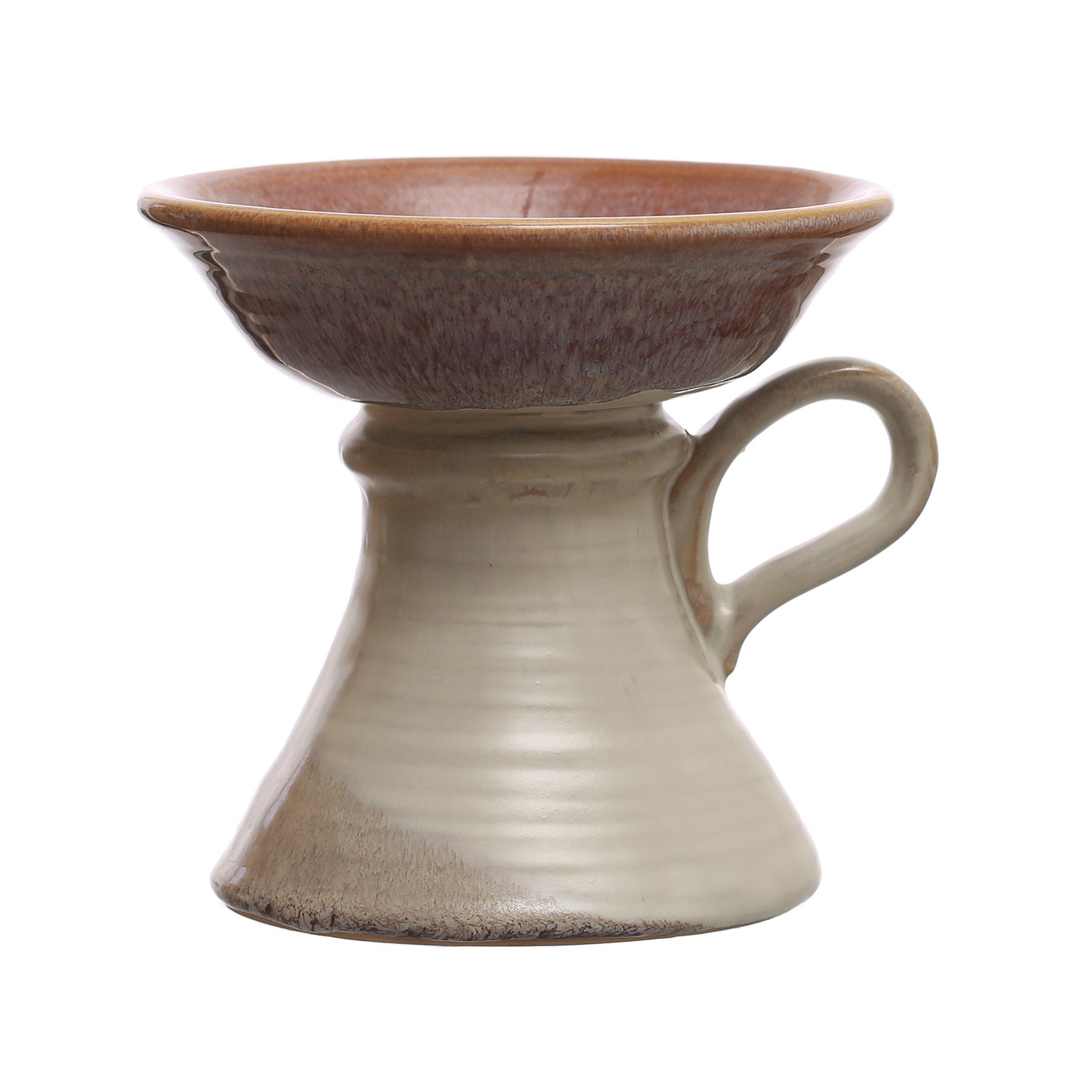 Stoneware Pillar Holder