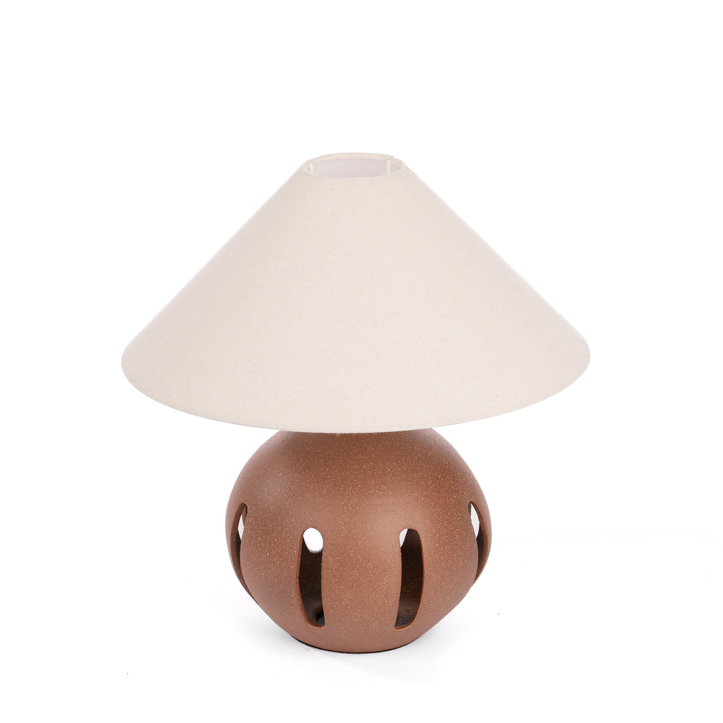 Bailey Ceramic Table Lamp - Pure Salt